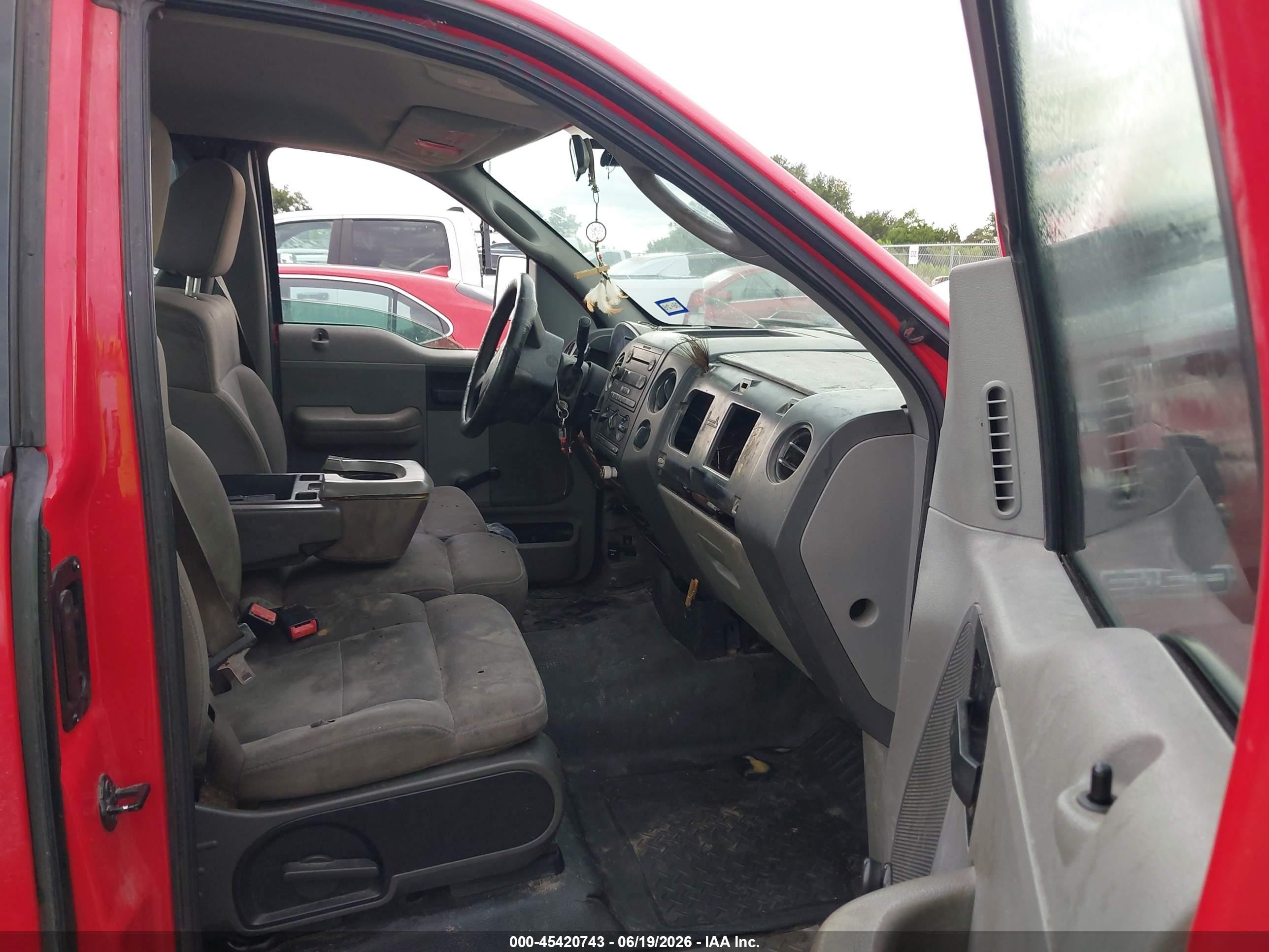 2005 Ford F-150 Stx/xlt Red vin: 1FTRF02295KC23931