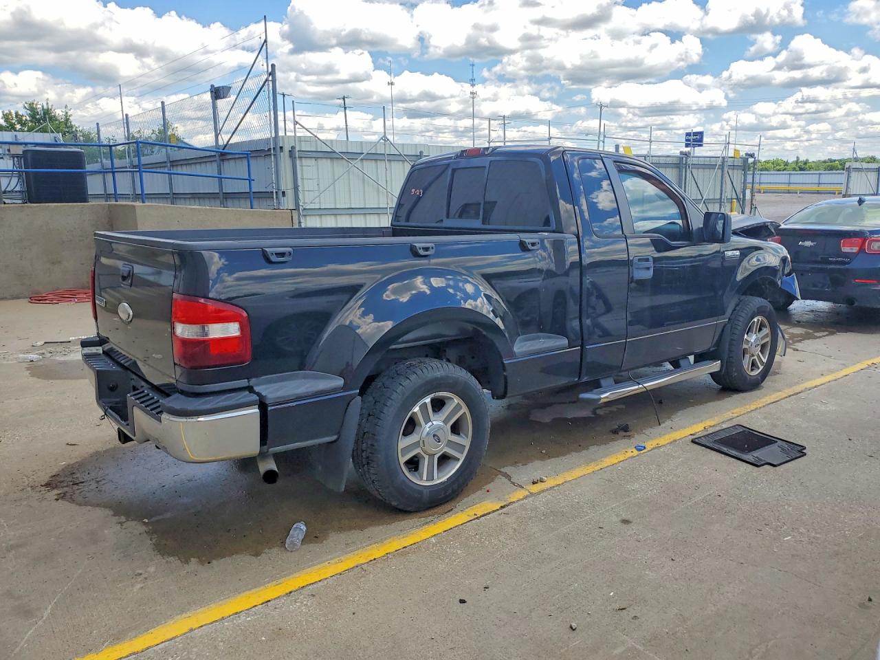 2008 Ford F150 Black vin: 1FTRF022X8KC51158