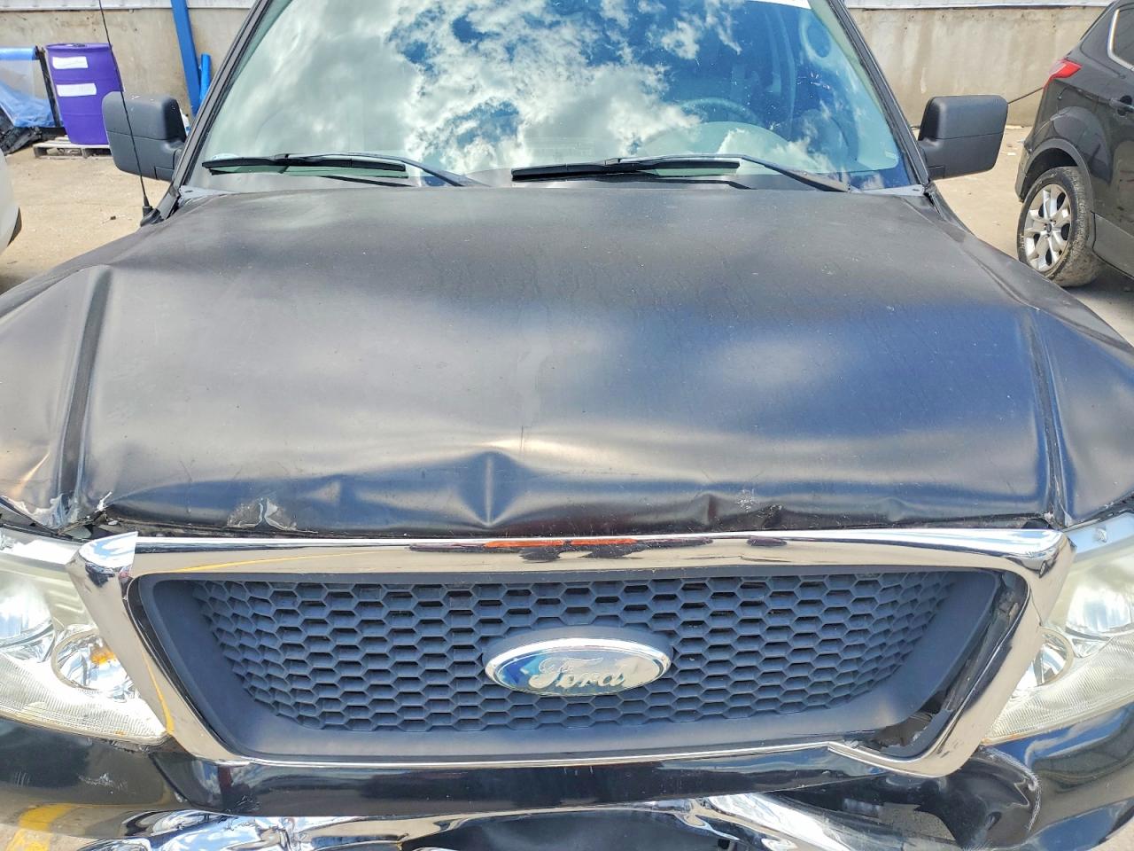 2008 Ford F150 Black vin: 1FTRF022X8KC51158