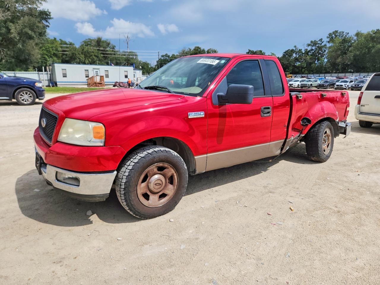 2005 Ford F150 Red vin: 1FTRF02565KC77942