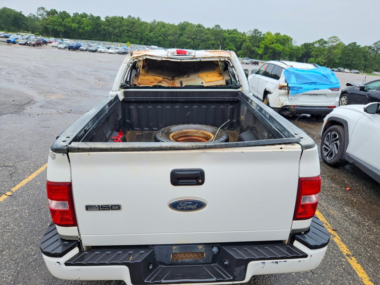 2004 Ford F150 White vin: 1FTRF02W34KD76323
