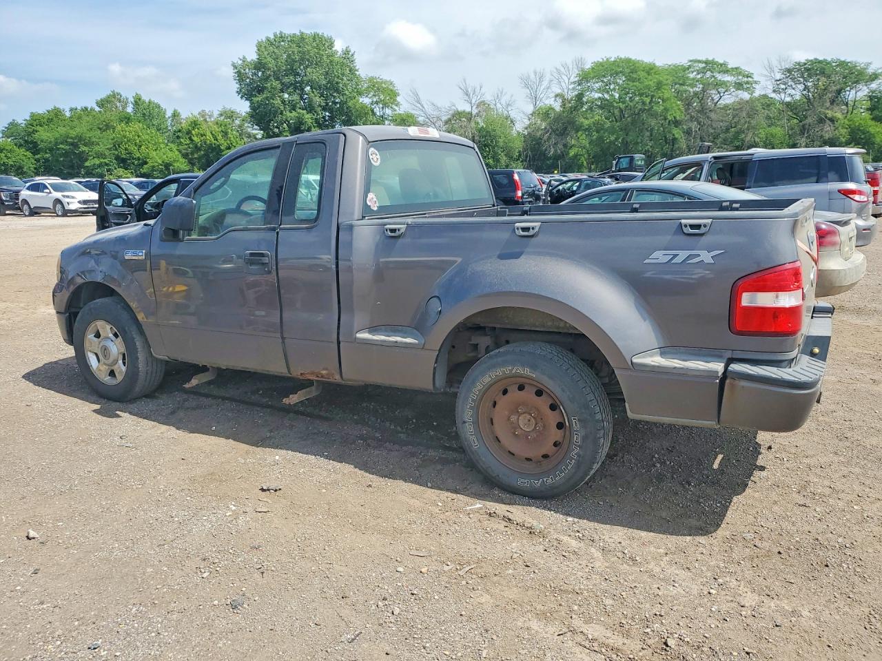 2004 Ford F150 Gray vin: 1FTRF02W44KB13614