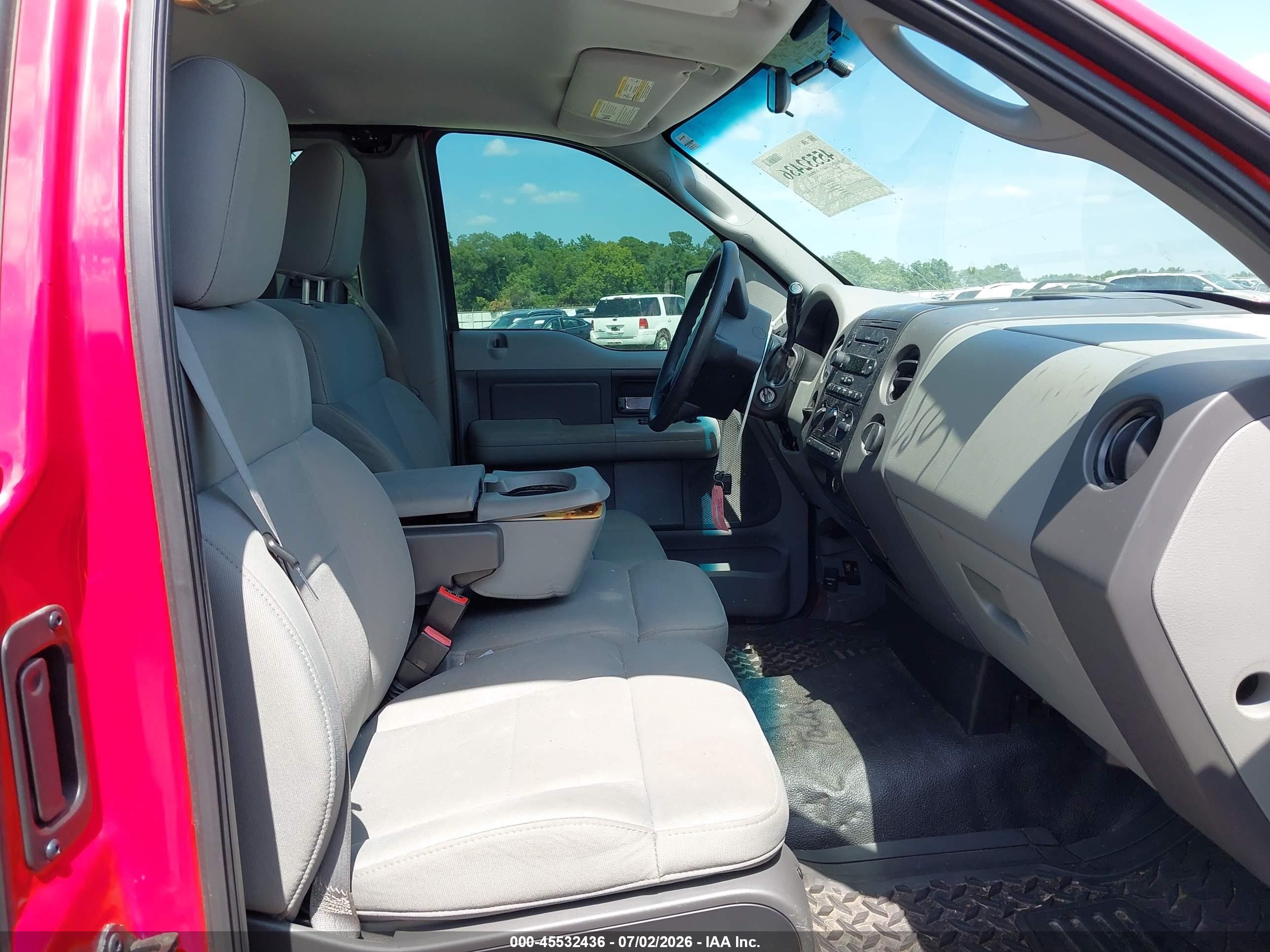 2007 Ford F-150 Stx/xlt Red vin: 1FTRF02W47KD10349