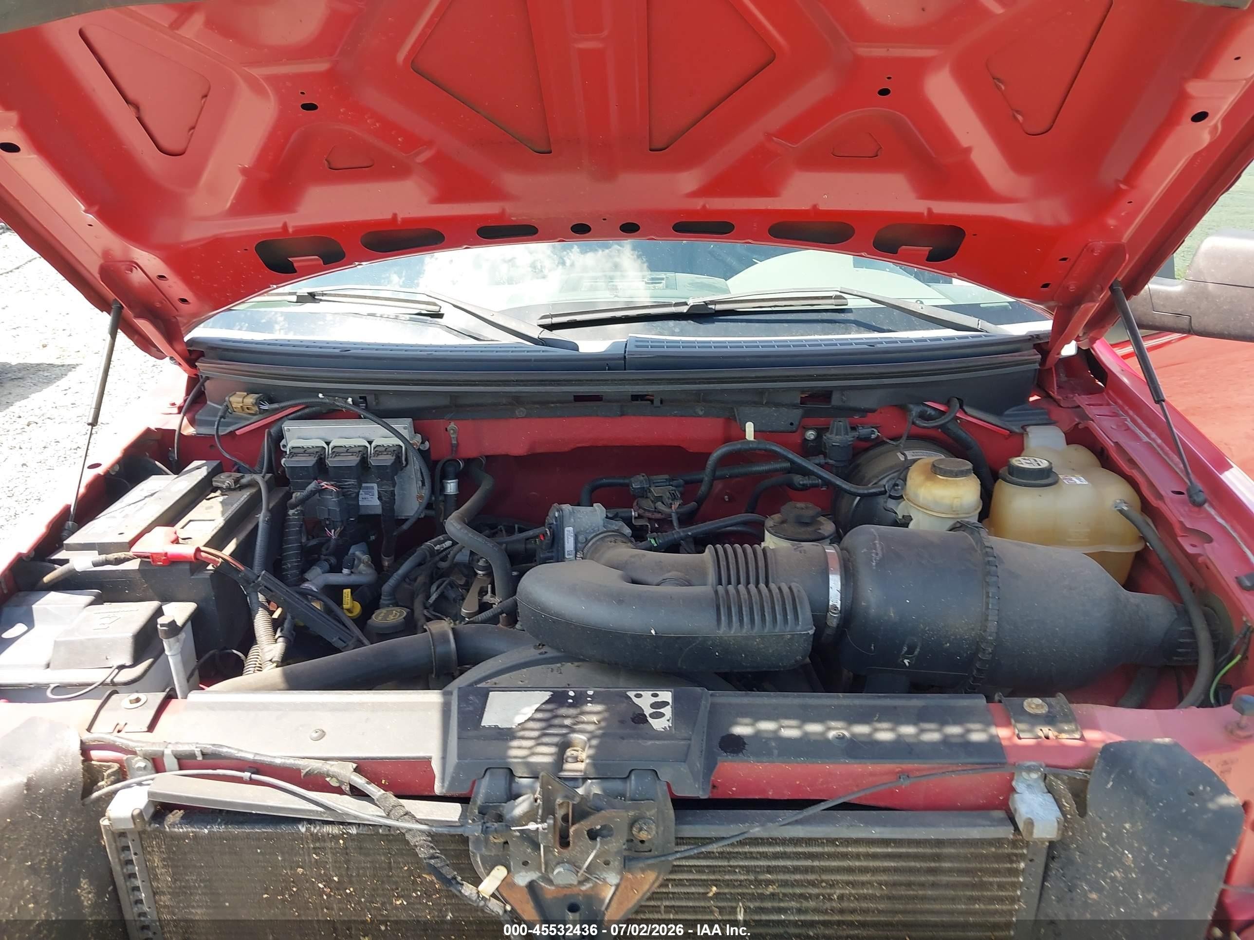 2007 Ford F-150 Stx/xlt Red vin: 1FTRF02W47KD10349