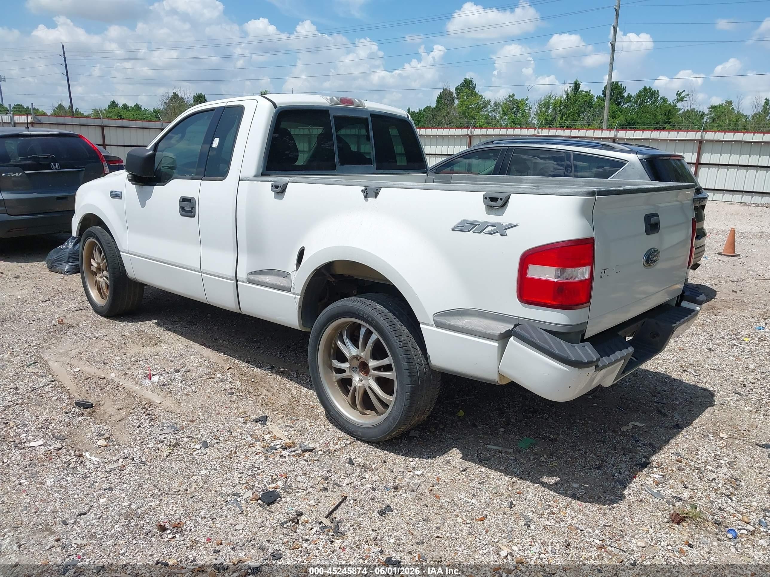 2004 Ford F-150 Stx/xlt White vin: 1FTRF02W94KD30737
