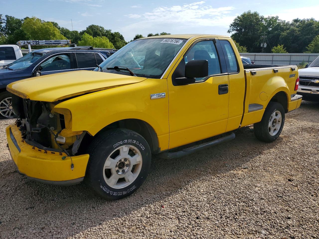 2004 Ford F150 Yellow vin: 1FTRF02W94KD56254