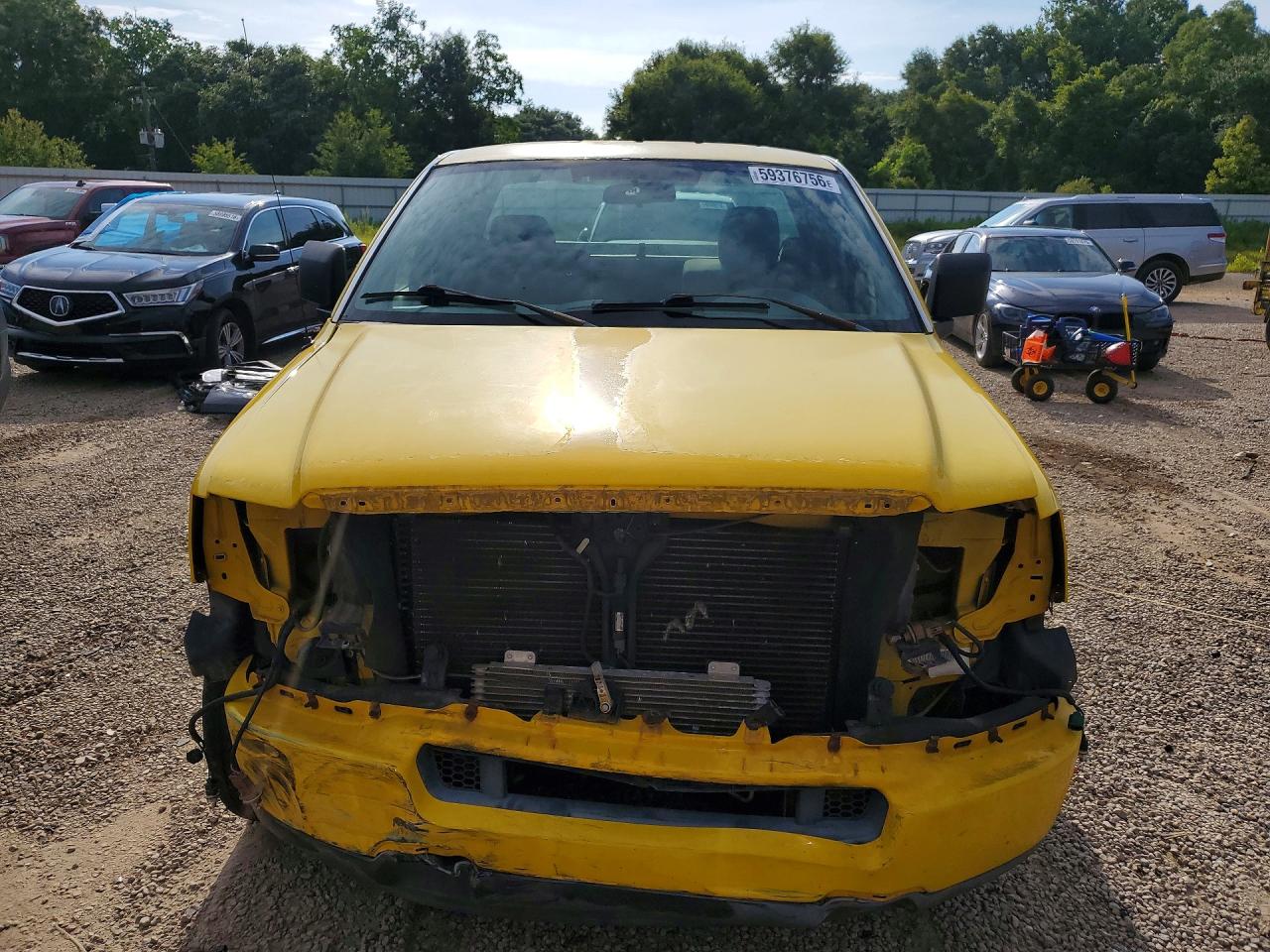 2004 Ford F150 Yellow vin: 1FTRF02W94KD56254