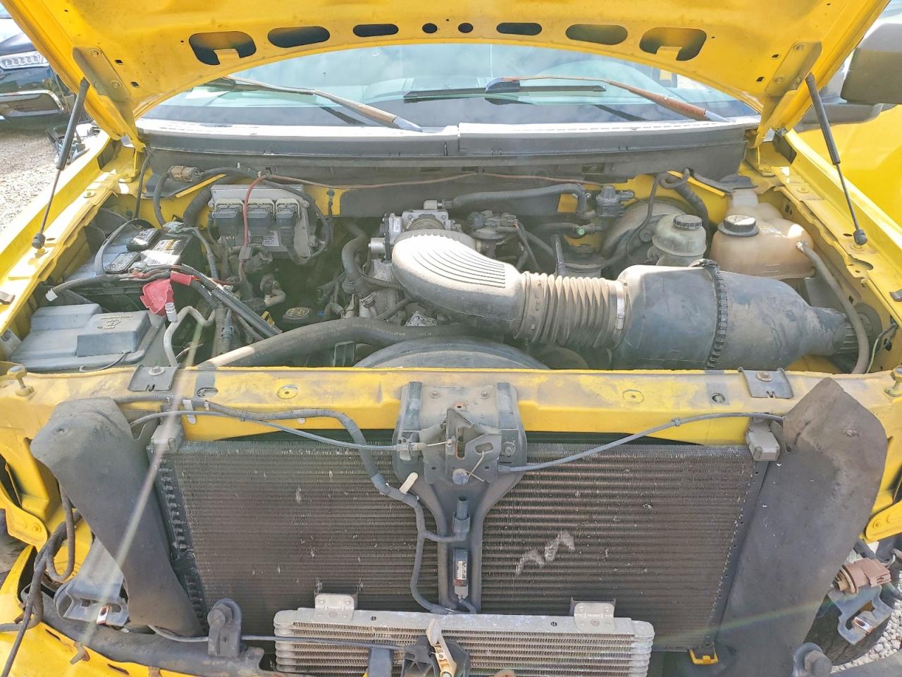2004 Ford F150 Yellow vin: 1FTRF02W94KD56254