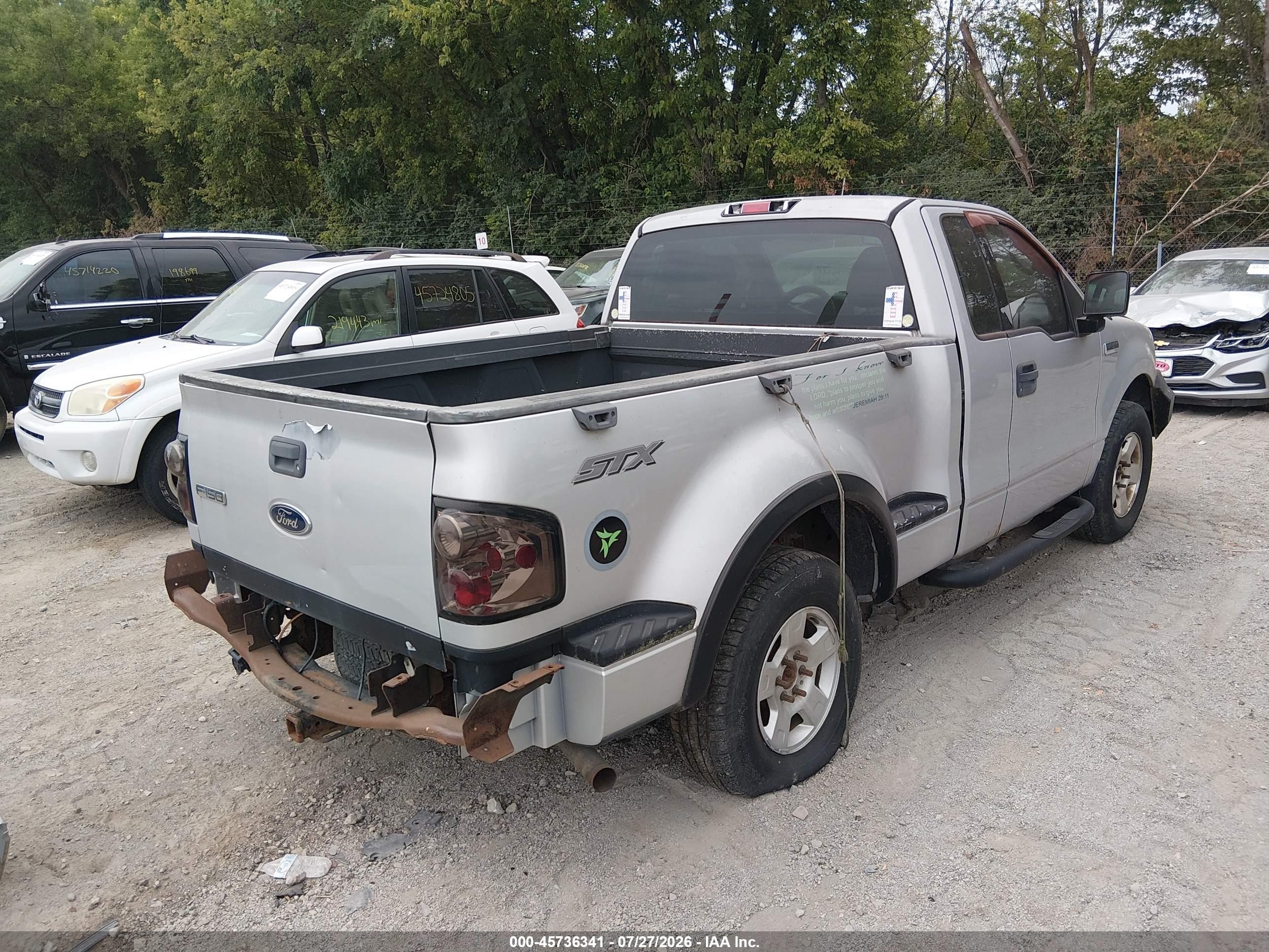 2004 Ford F-150 Stx/xlt Серебряный vin: 1FTRF02WX4KD12599