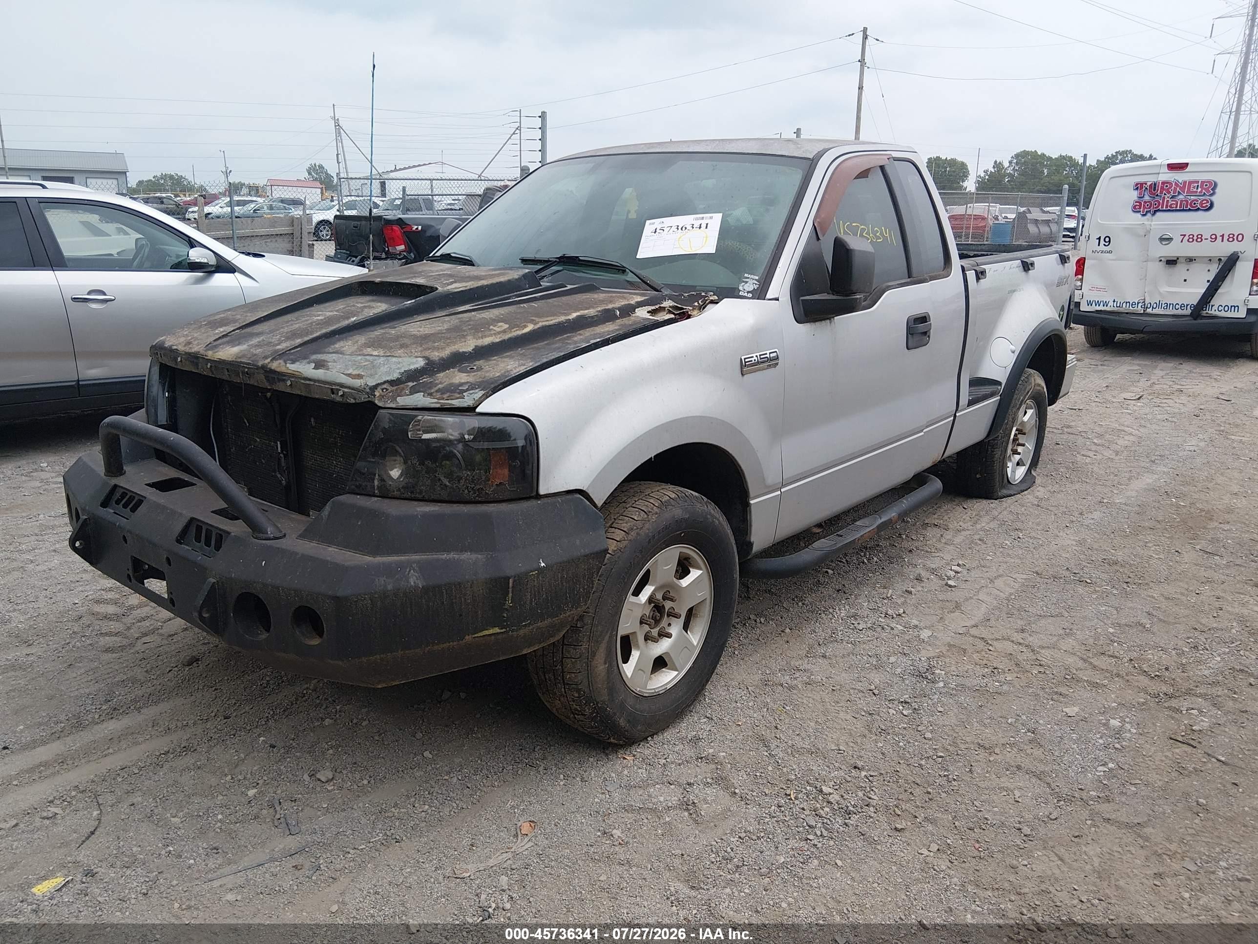 2004 Ford F-150 Stx/xlt Серебряный vin: 1FTRF02WX4KD12599