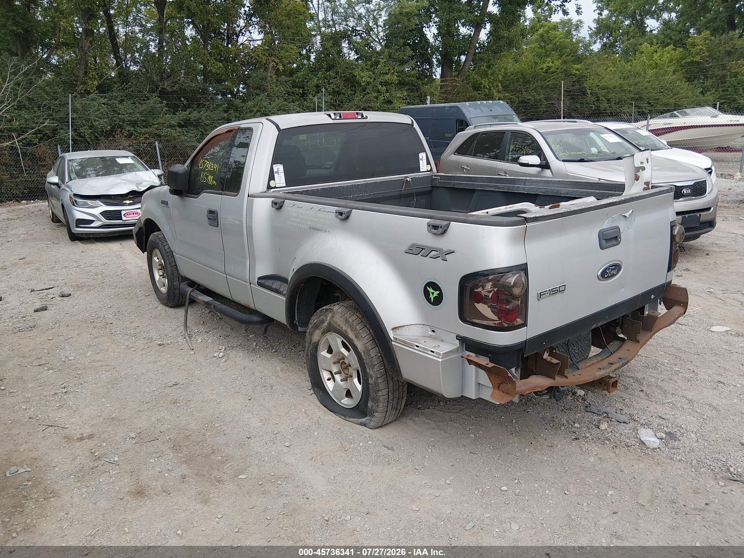 2004 Ford F-150 Stx/xlt Серебряный vin: 1FTRF02WX4KD12599