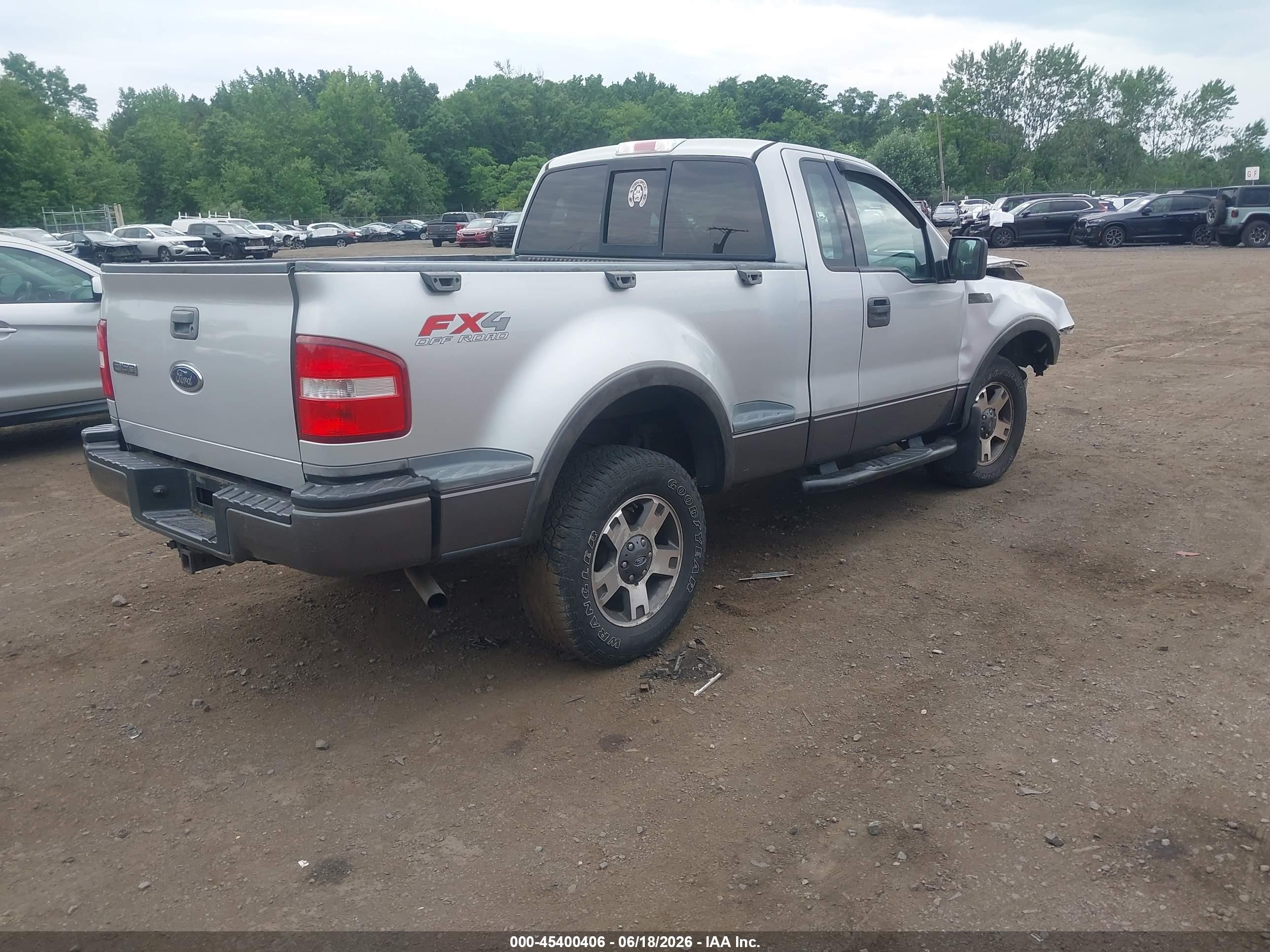 2004 Ford F-150 Fx4/xlt Silver vin: 1FTRF04514KD27531