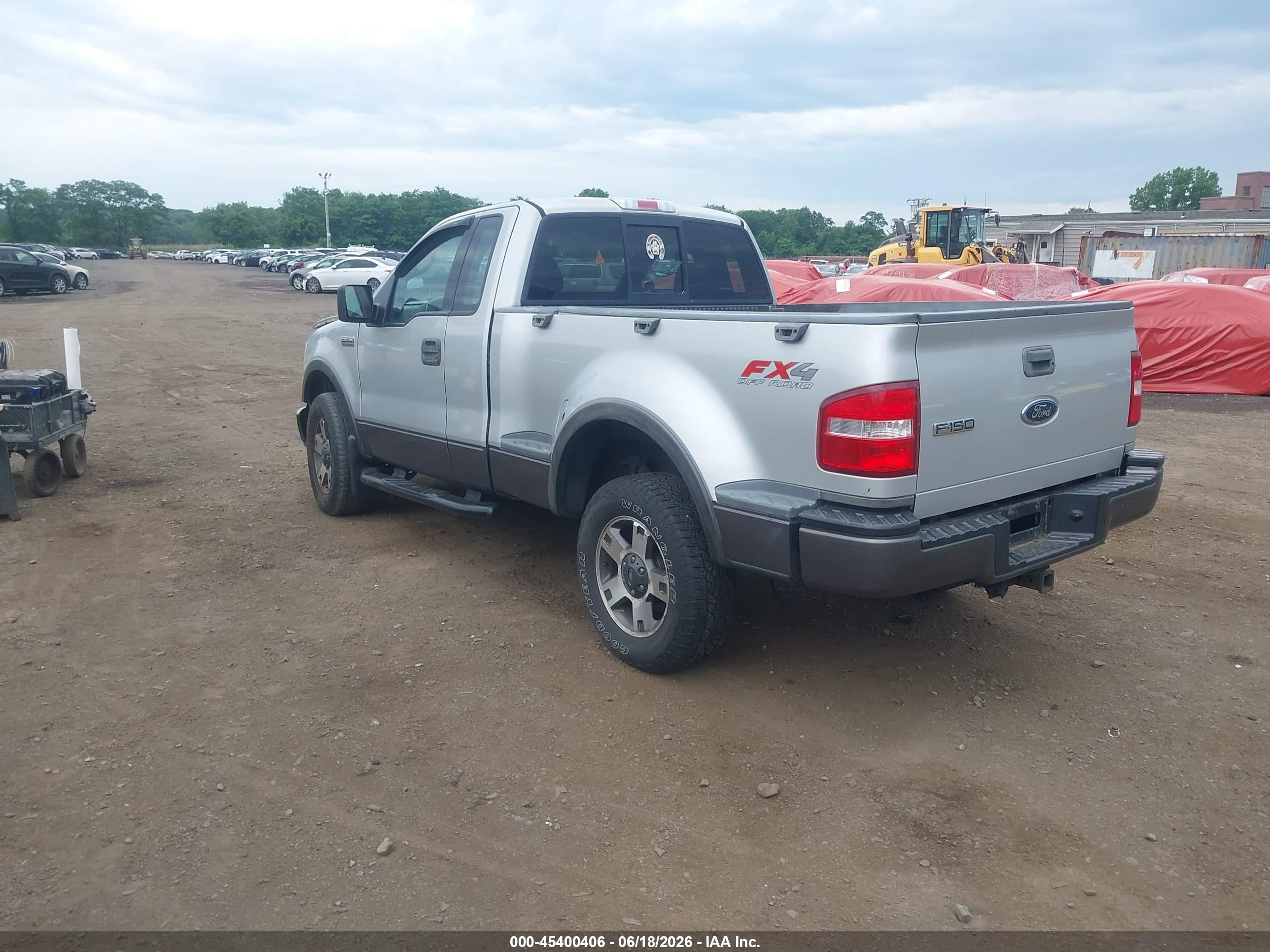 2004 Ford F-150 Fx4/xlt Silver vin: 1FTRF04514KD27531