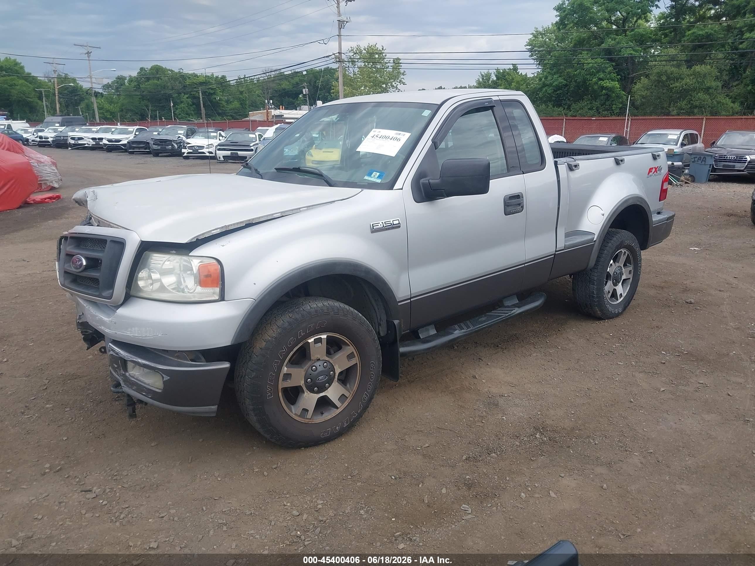 2004 Ford F-150 Fx4/xlt Silver vin: 1FTRF04514KD27531