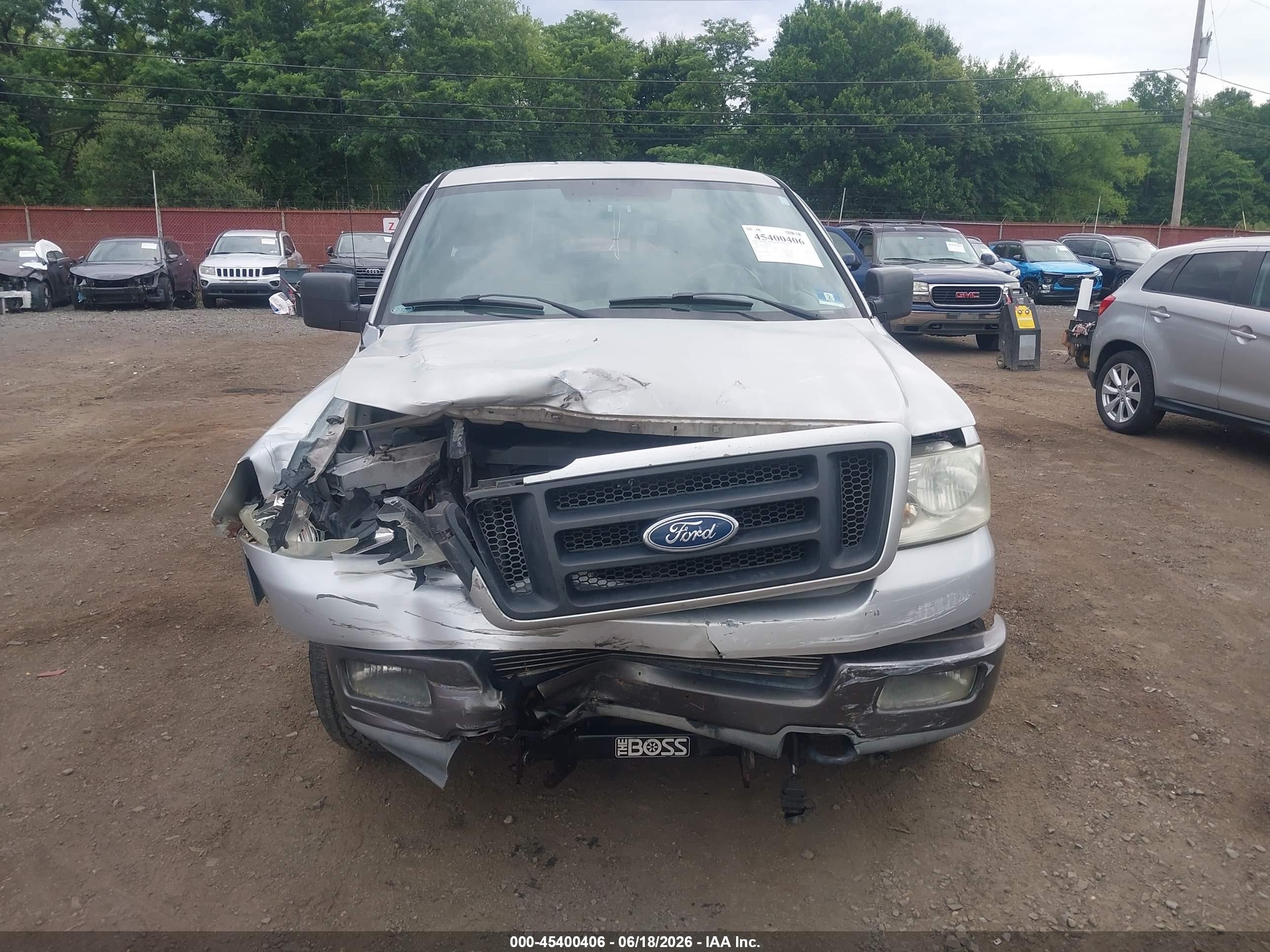 2004 Ford F-150 Fx4/xlt Silver vin: 1FTRF04514KD27531