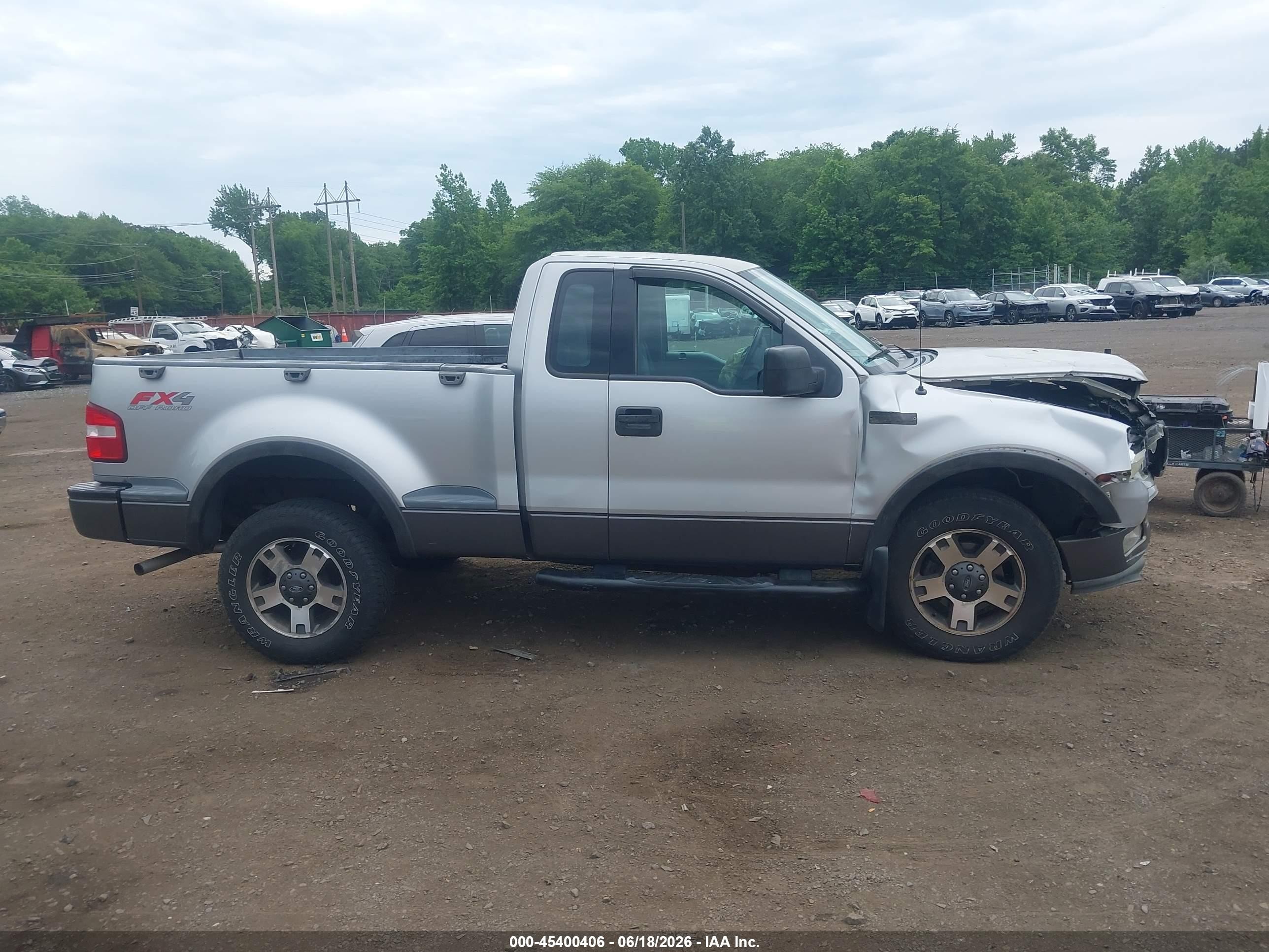2004 Ford F-150 Fx4/xlt Silver vin: 1FTRF04514KD27531