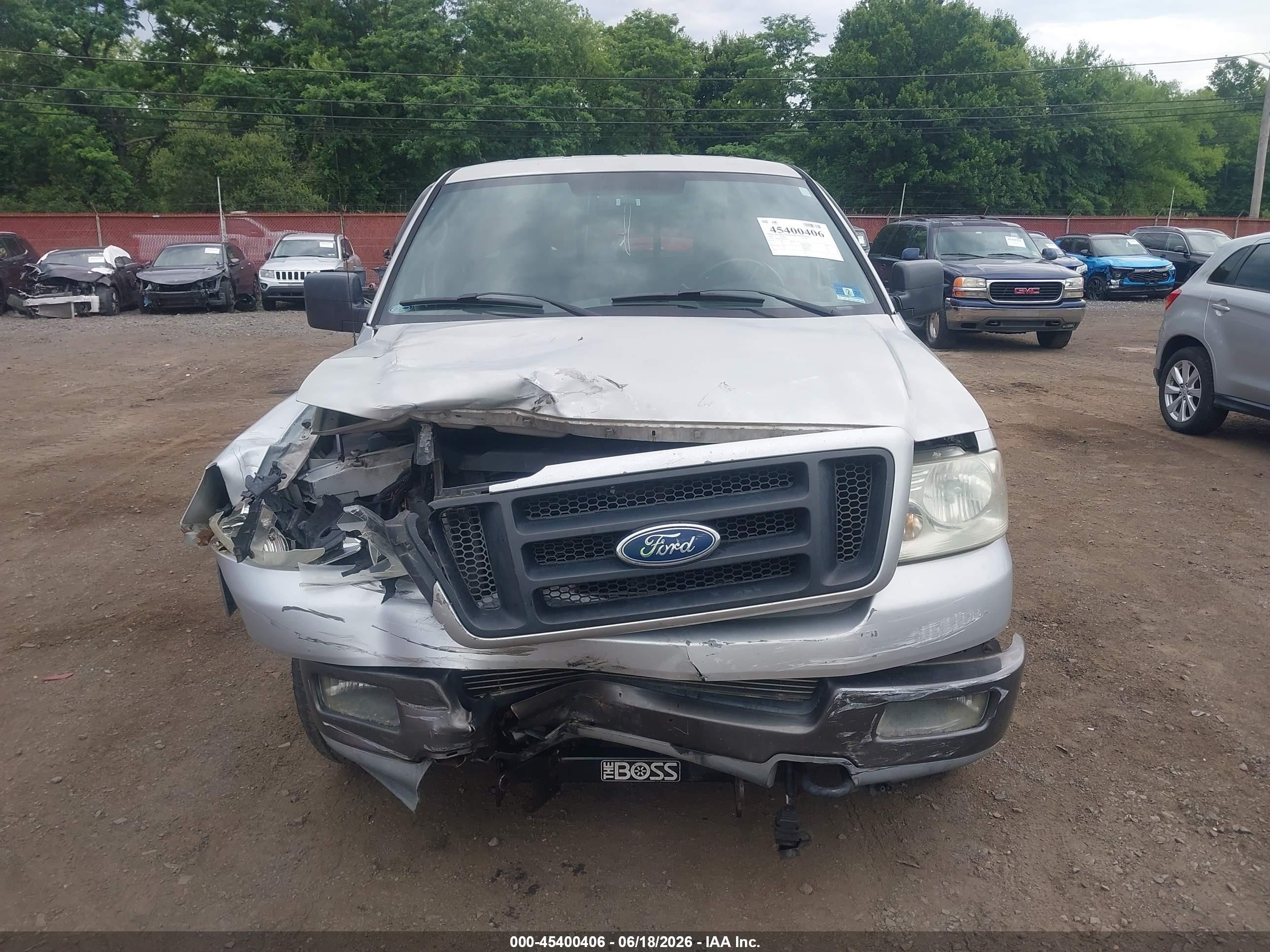 2004 Ford F-150 Fx4/xlt Silver vin: 1FTRF04514KD27531
