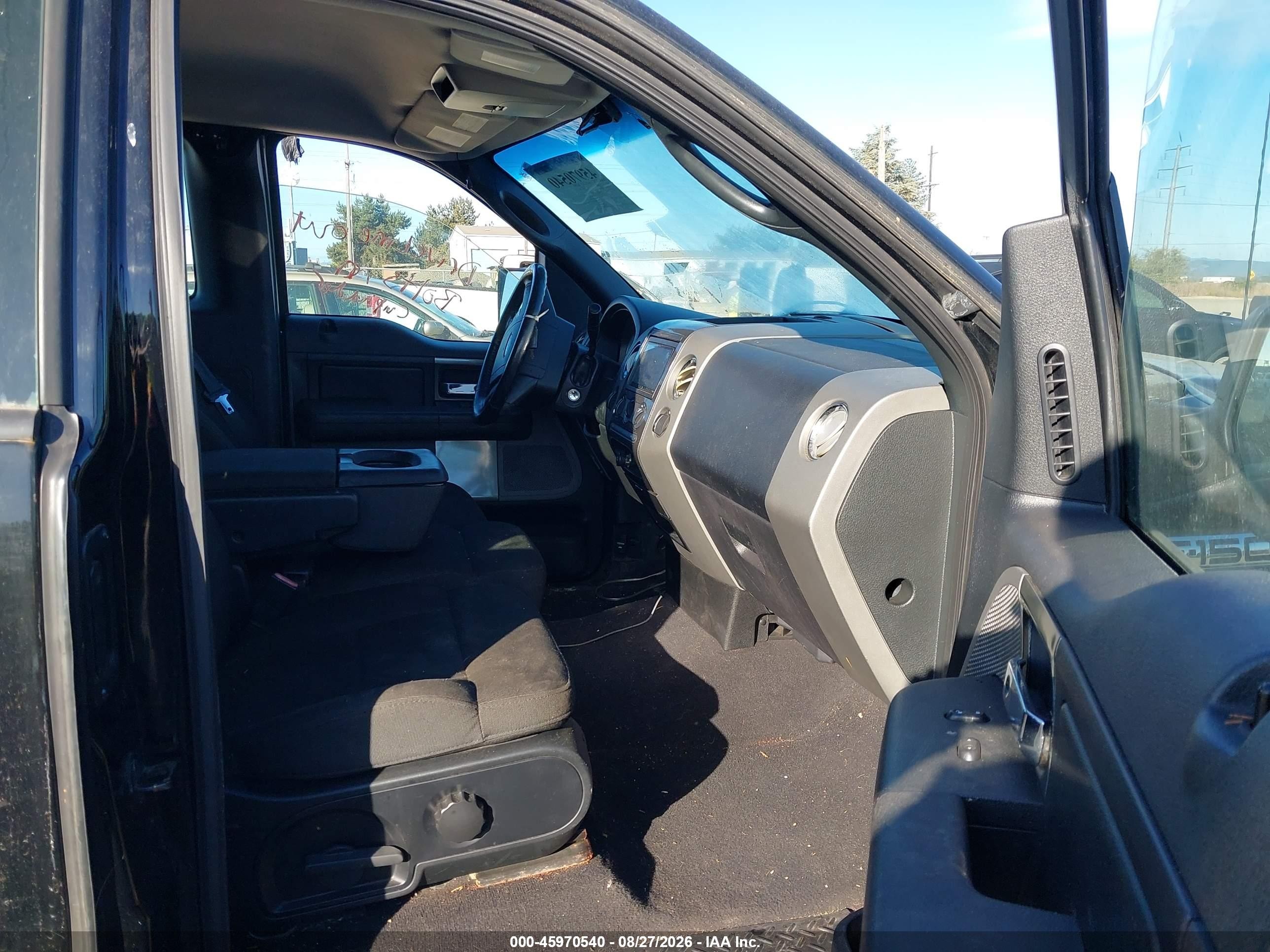 2007 Ford F-150 Fx4/xlt Black vin: 1FTRF04567KC83885