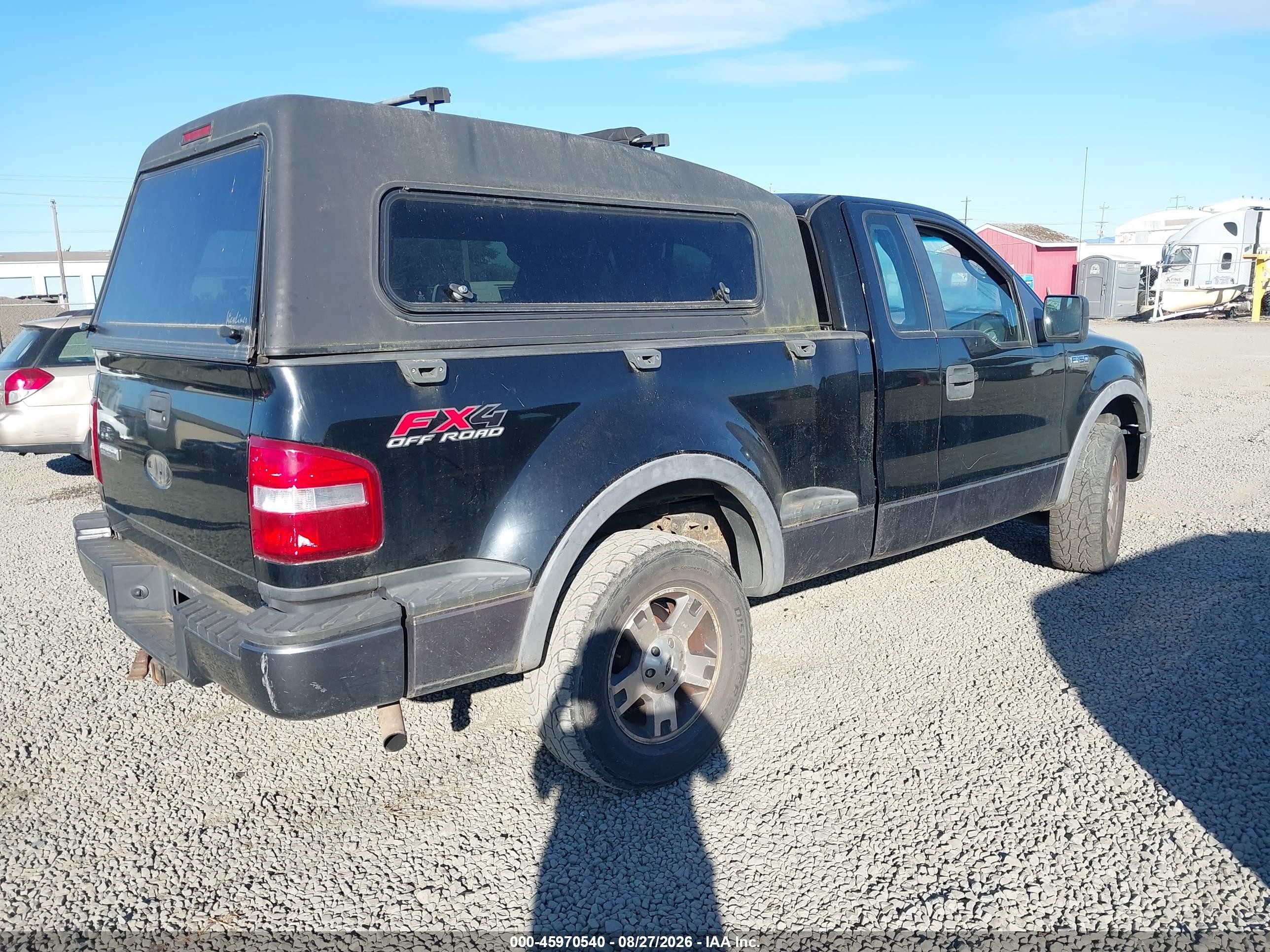 2007 Ford F-150 Fx4/xlt Black vin: 1FTRF04567KC83885