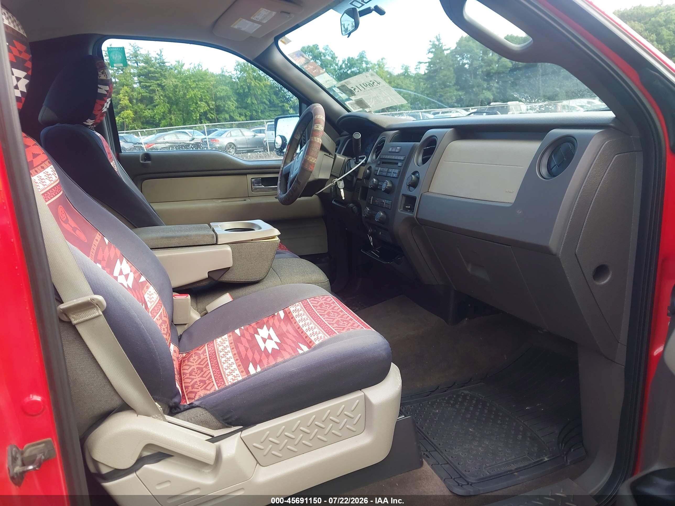 2009 Ford F-150 Stx/xlt Red vin: 1FTRF04819KC91843