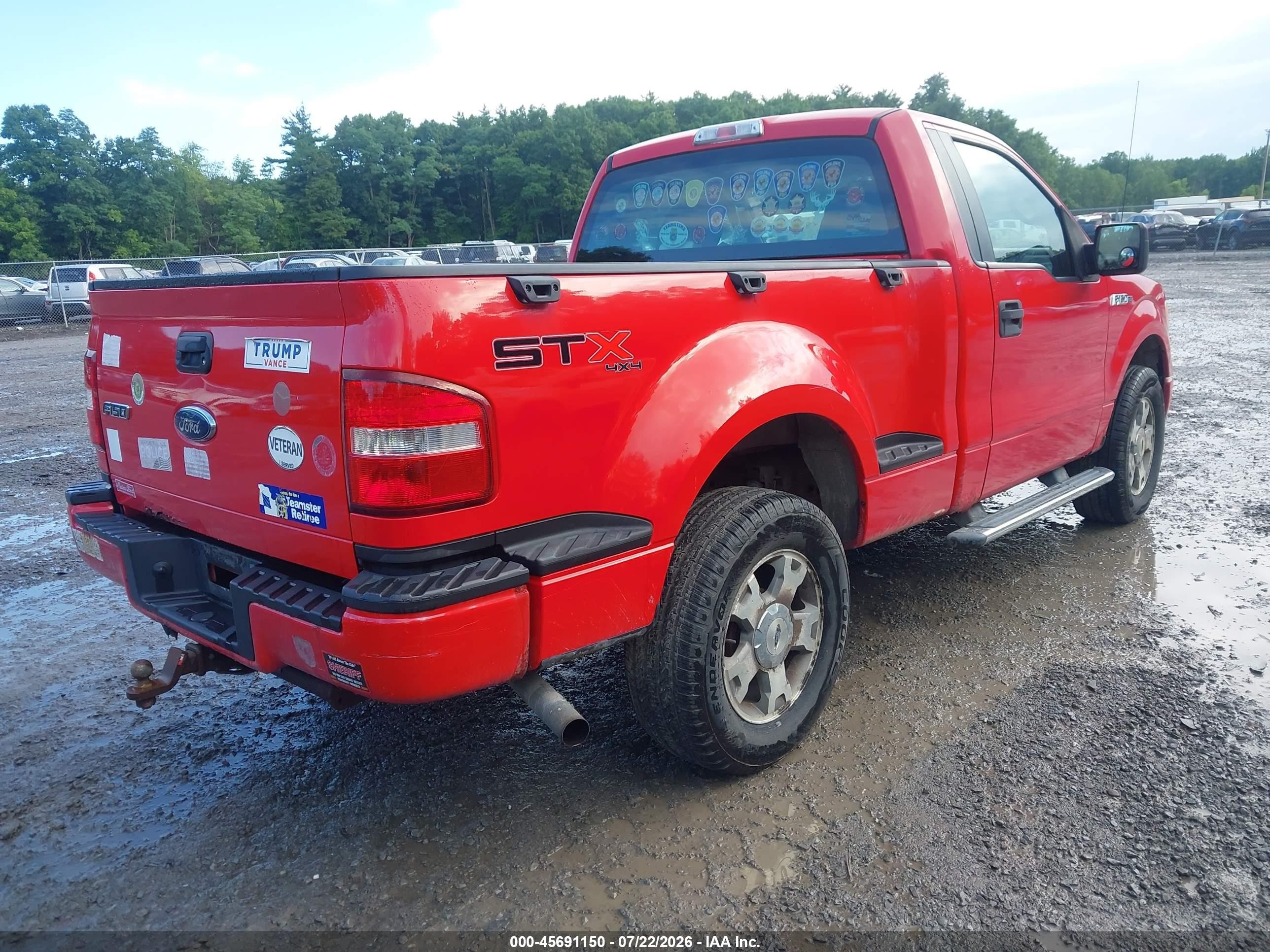 2009 Ford F-150 Stx/xlt Red vin: 1FTRF04819KC91843