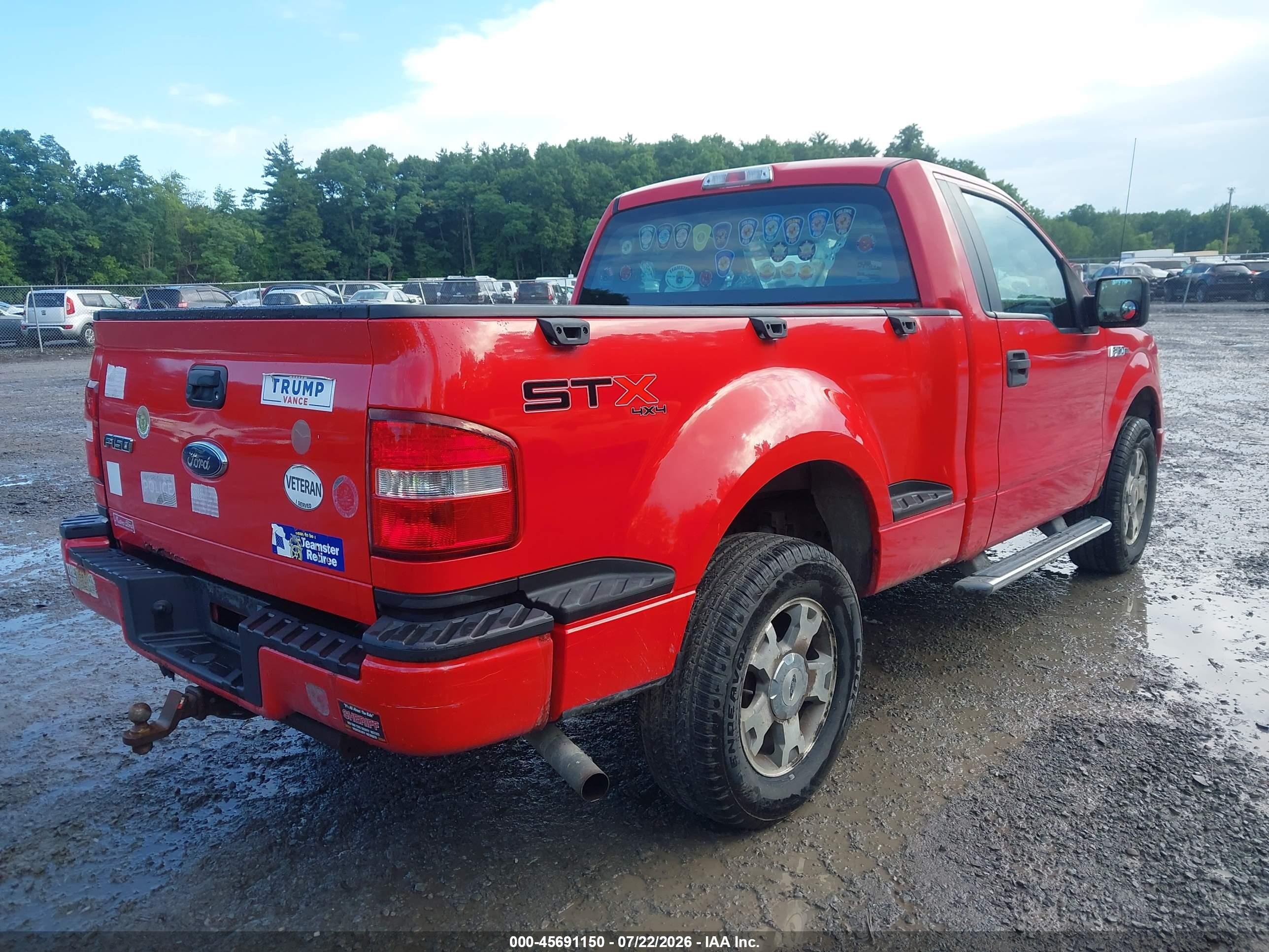 2009 Ford F-150 Stx/xlt Red vin: 1FTRF04819KC91843