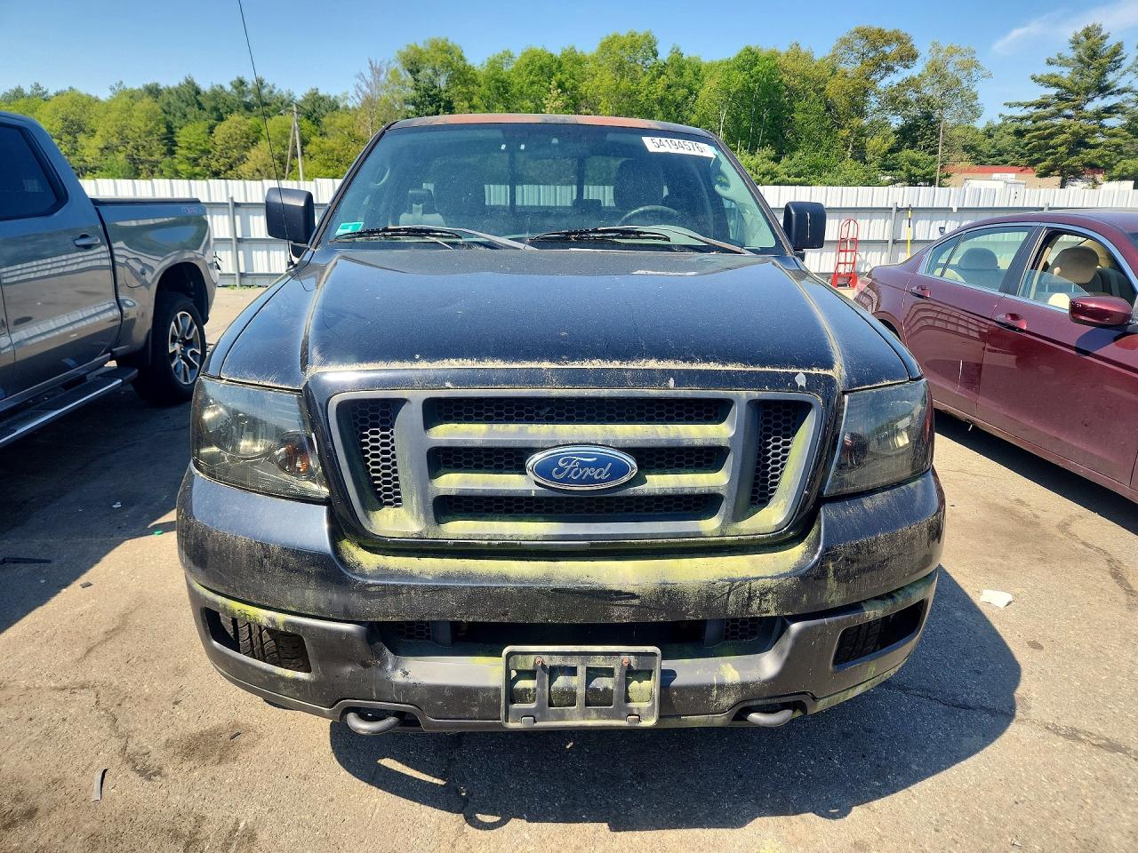 2005 Ford F-150 Черный vin: 1FTRF04W15KC60763