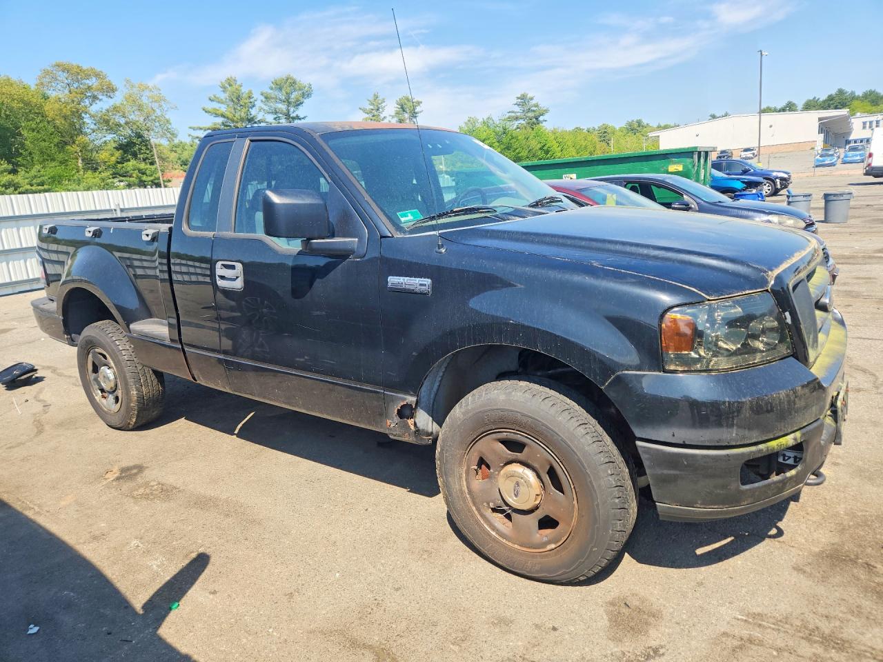 2005 Ford F-150 Черный vin: 1FTRF04W15KC60763