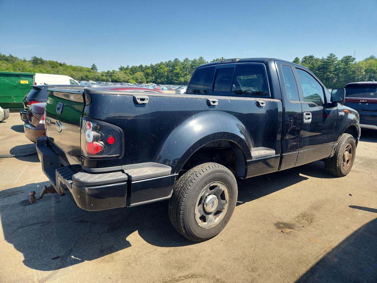 2005 Ford F-150 Черный vin: 1FTRF04W15KC60763
