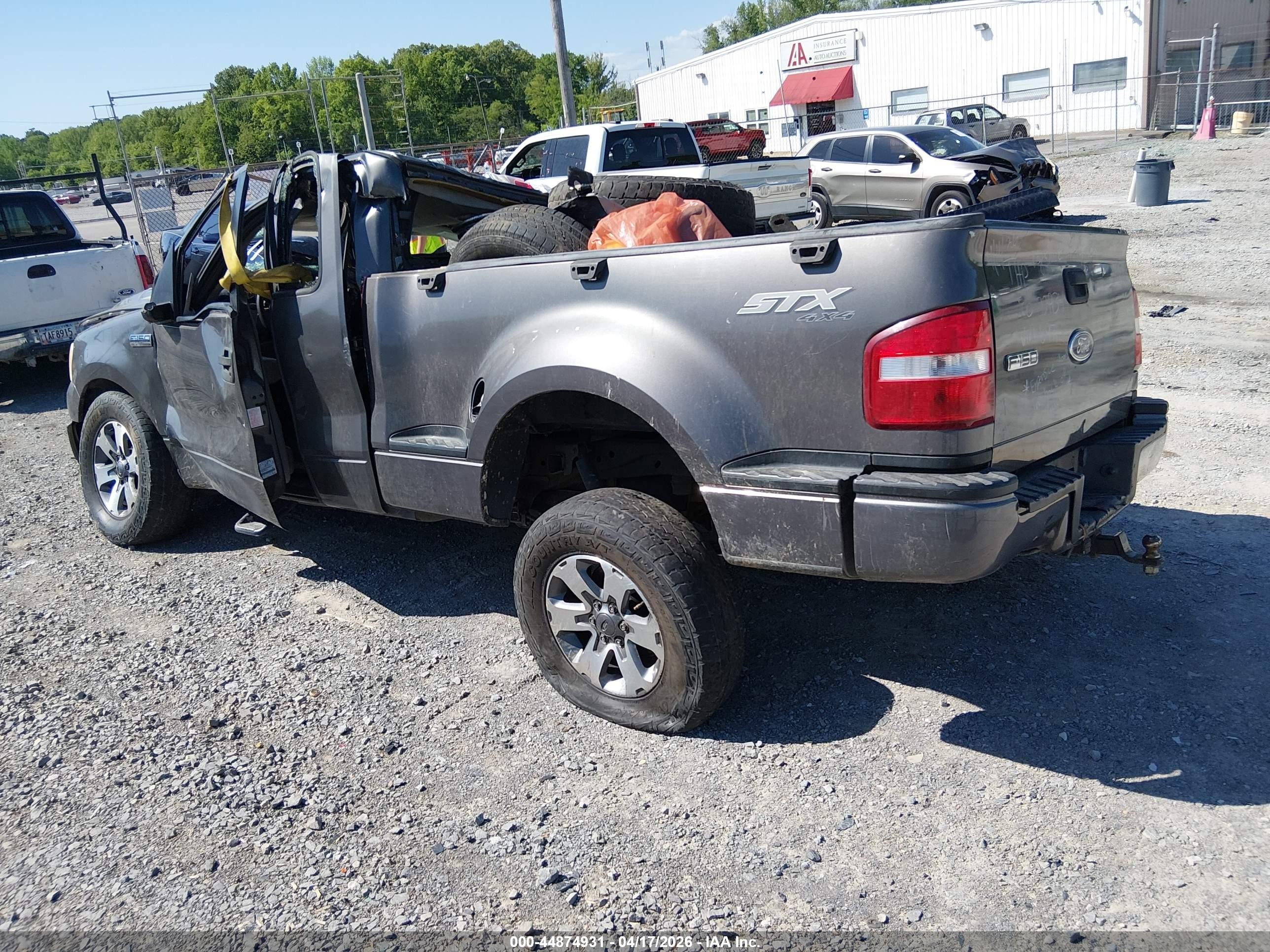 2005 Ford F-150 Stx/xlt Gray vin: 1FTRF04W15KF06971