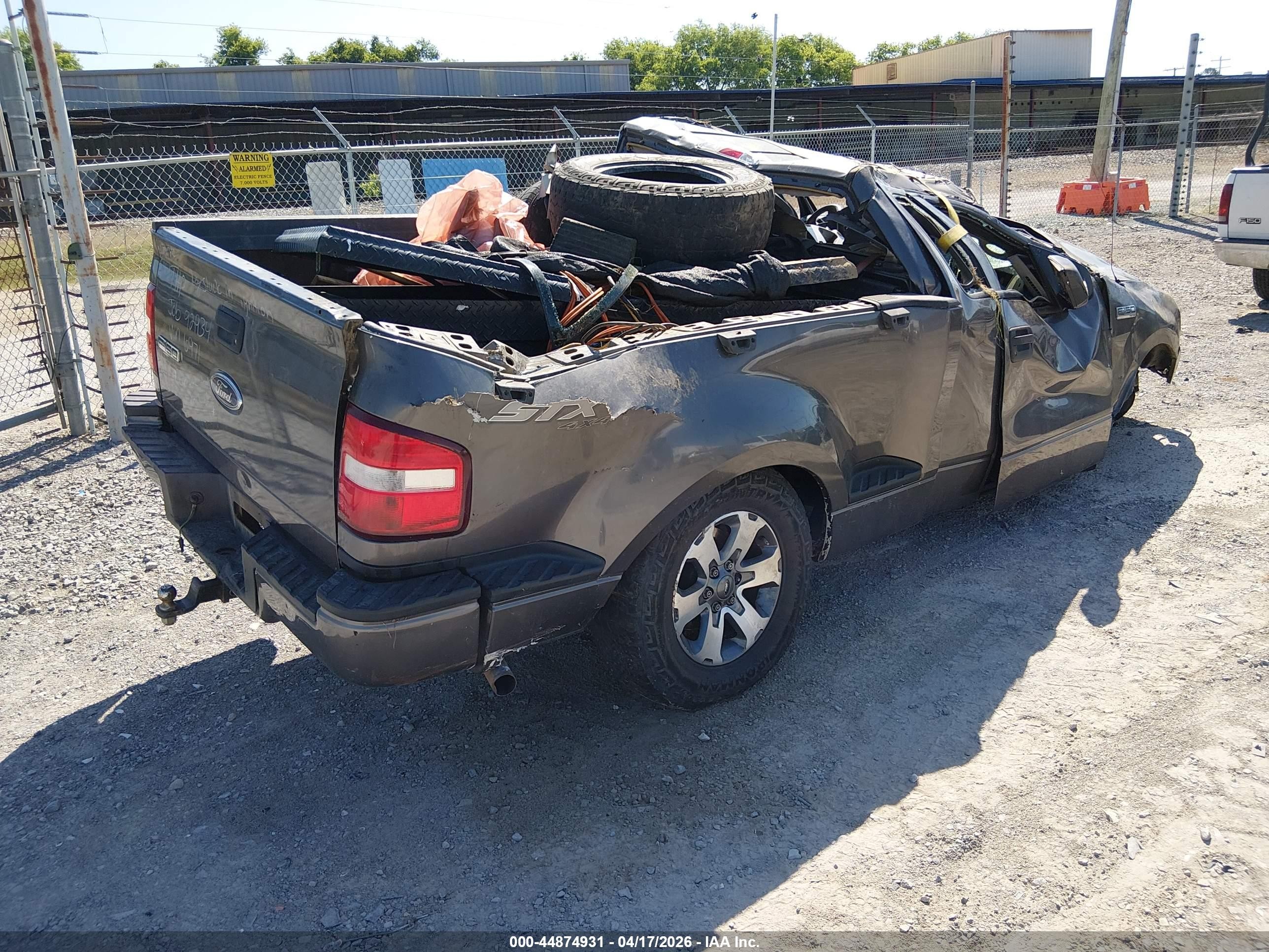 2005 Ford F-150 Stx/xlt Gray vin: 1FTRF04W15KF06971