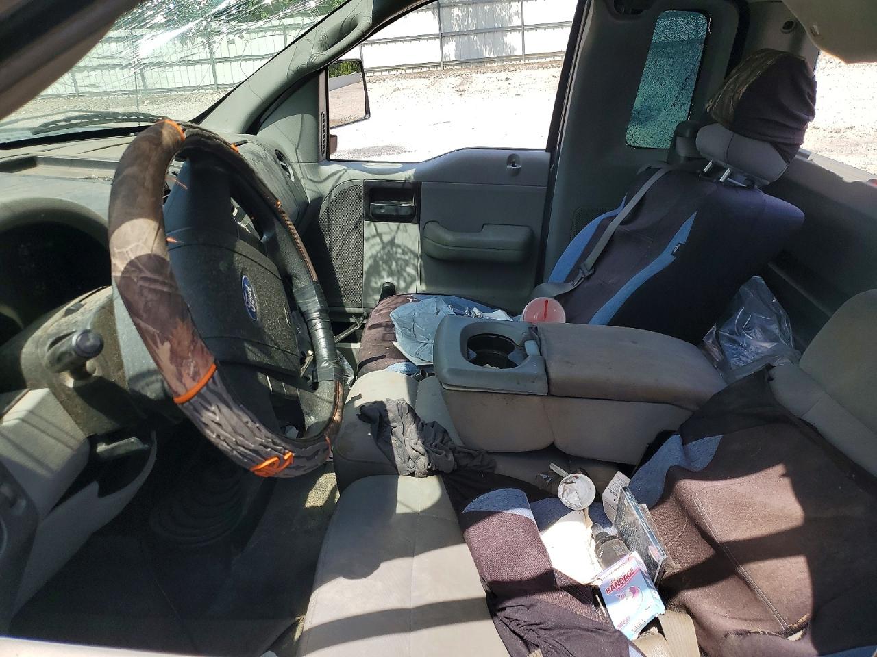 2006 Ford F150 Gray vin: 1FTRF04W46KB37069