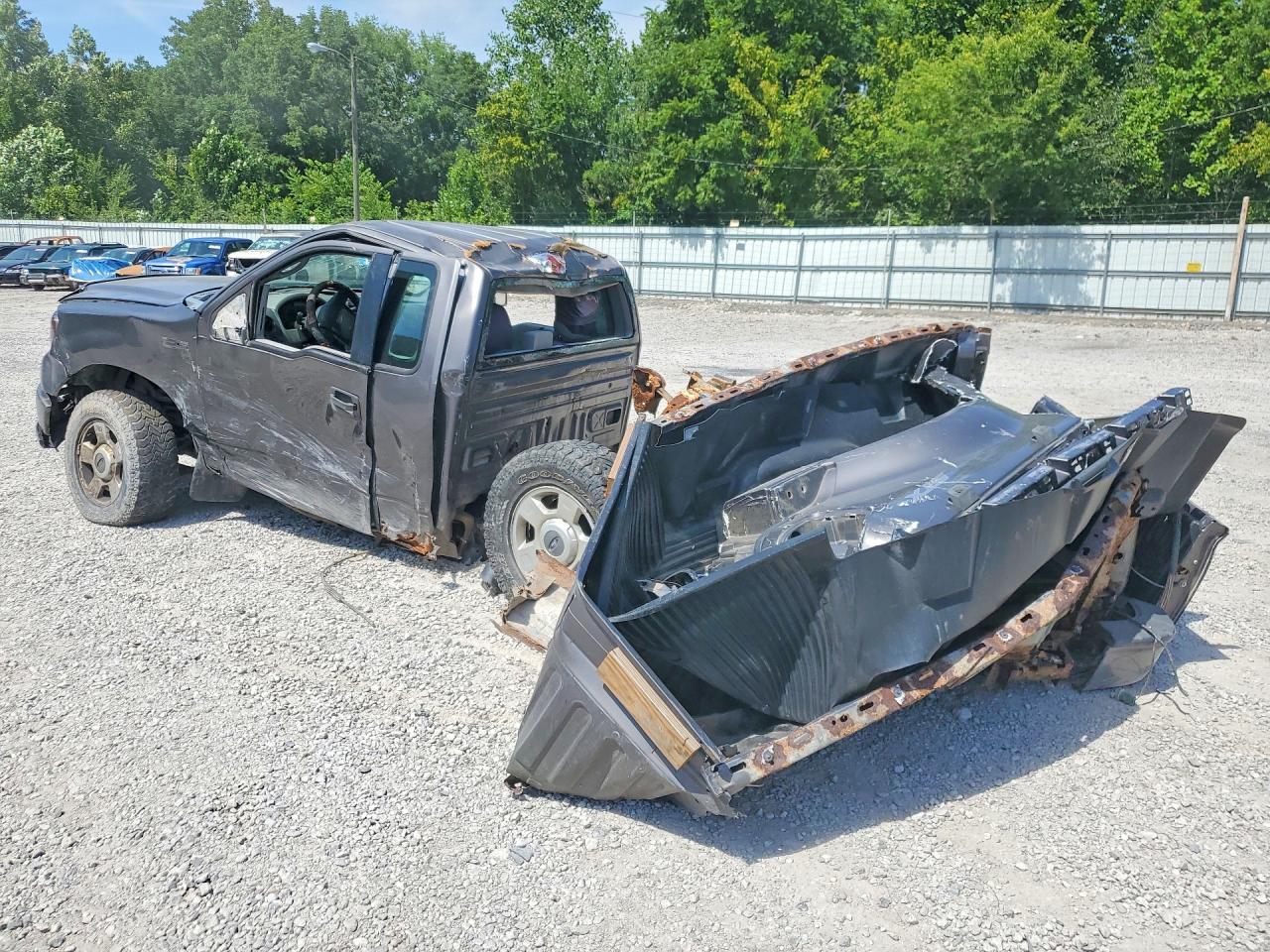 2006 Ford F150 Gray vin: 1FTRF04W46KB37069