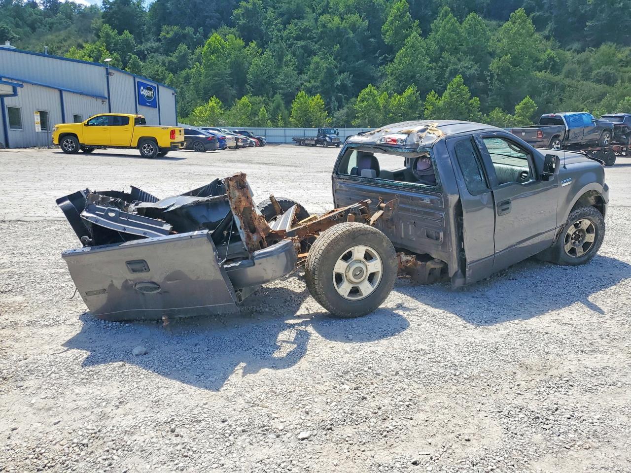 2006 Ford F150 Gray vin: 1FTRF04W46KB37069
