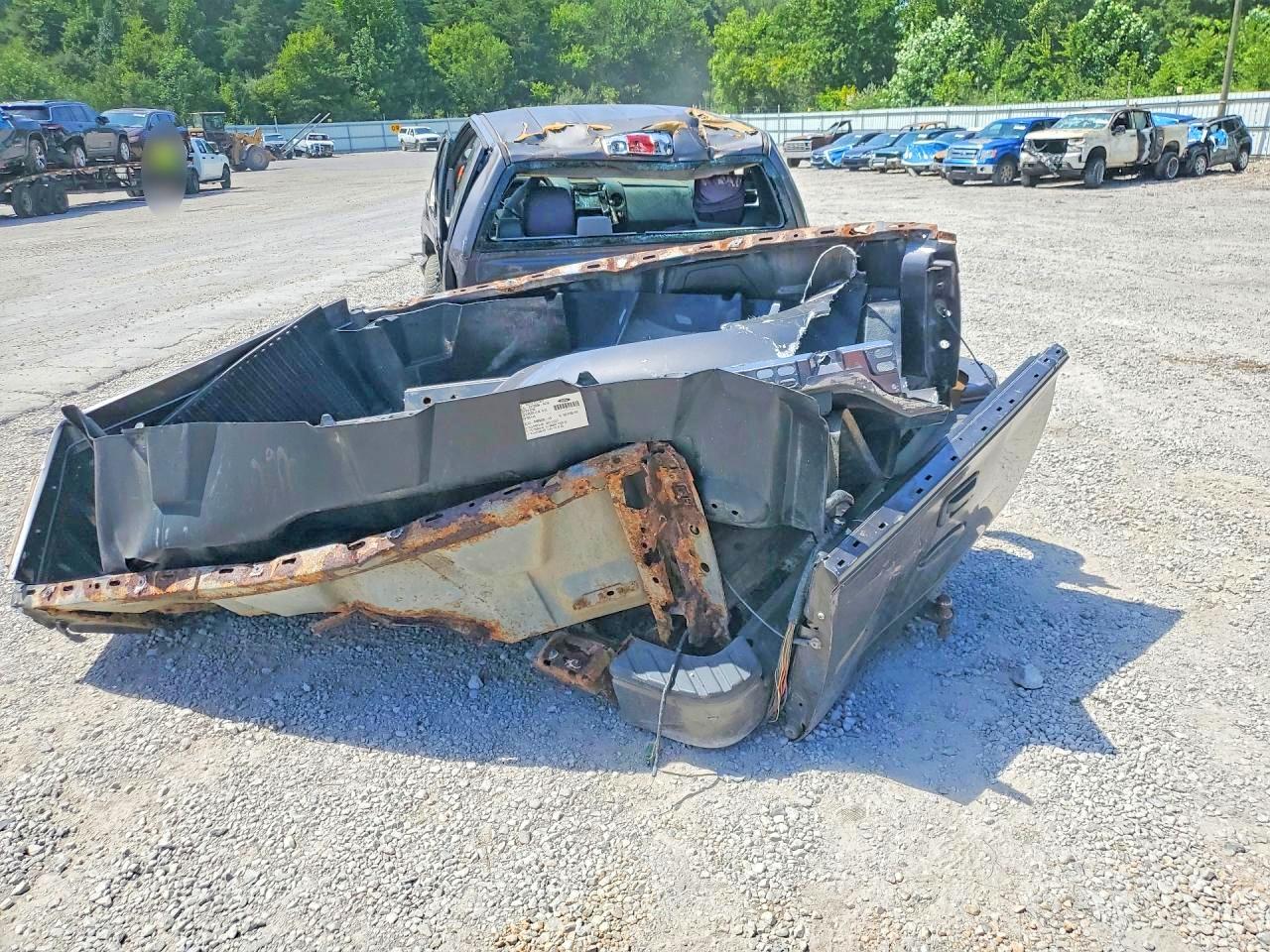 2006 Ford F150 Gray vin: 1FTRF04W46KB37069
