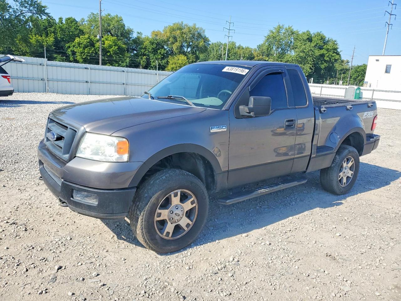 2005 Ford F150 Gray vin: 1FTRF04W55KD00455