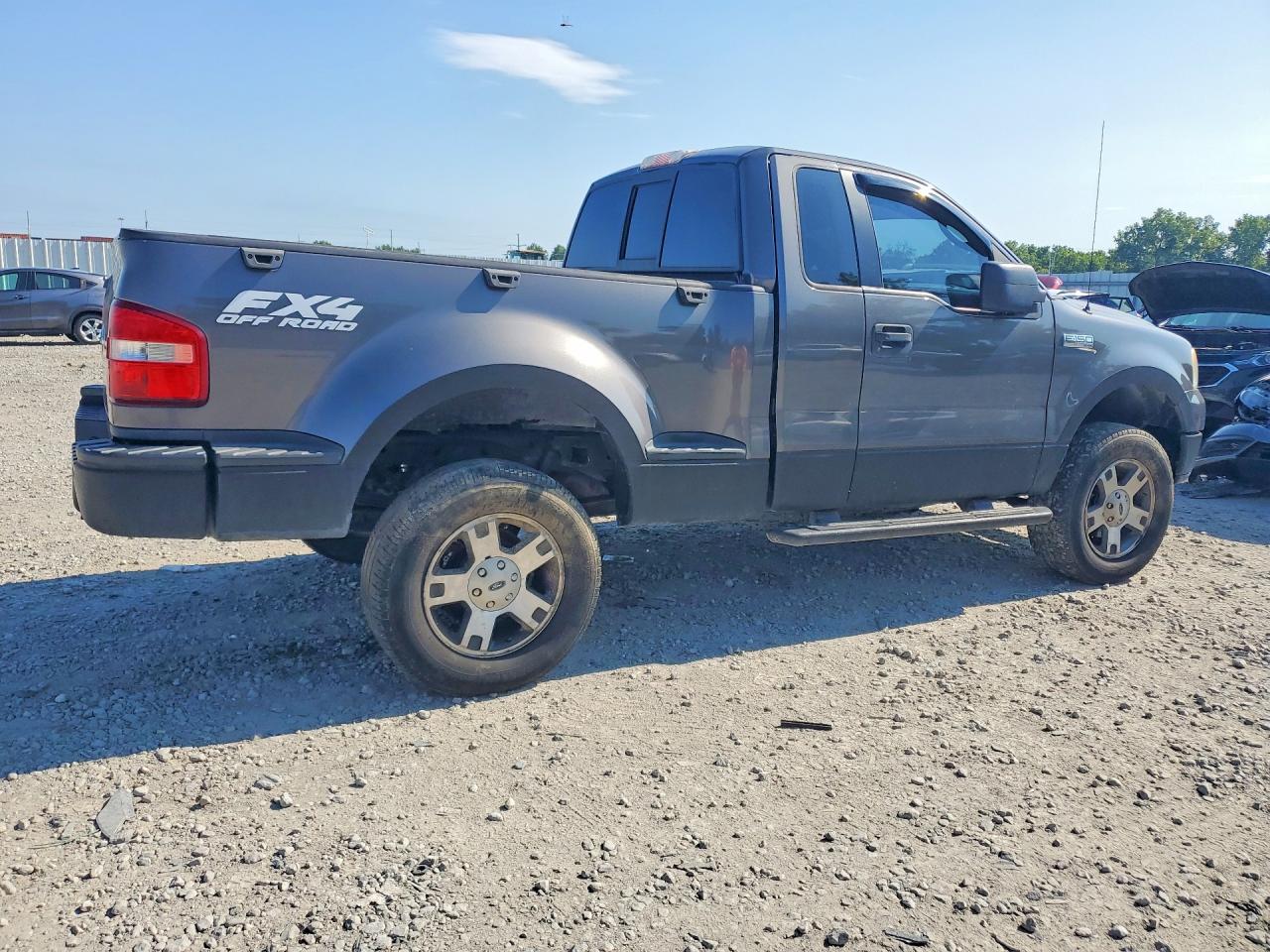 2005 Ford F150 Gray vin: 1FTRF04W55KD00455