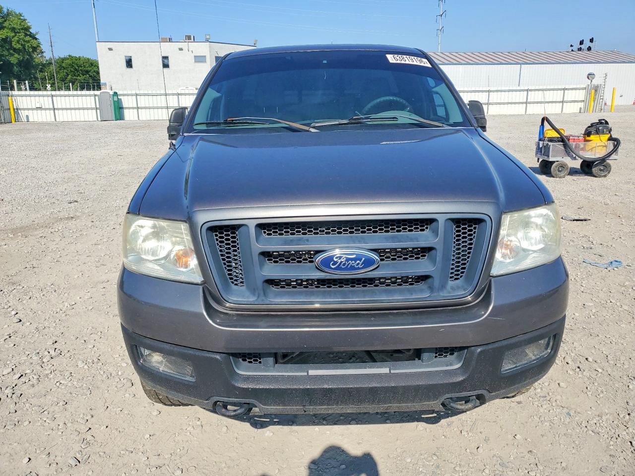 2005 Ford F150 Gray vin: 1FTRF04W55KD00455