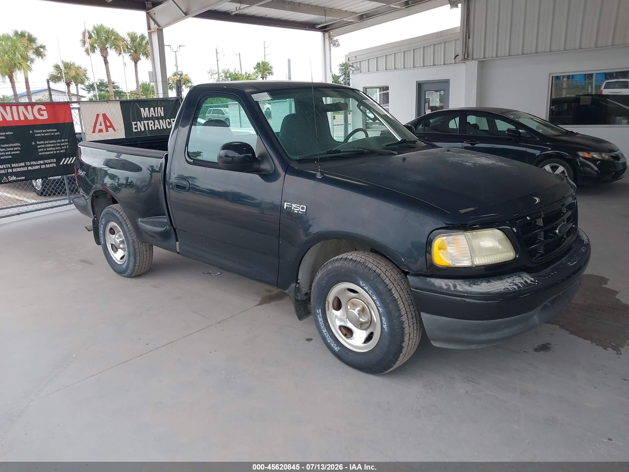 2003 Ford F-150 Xl/xlt Black vin: 1FTRF07203KB47568
