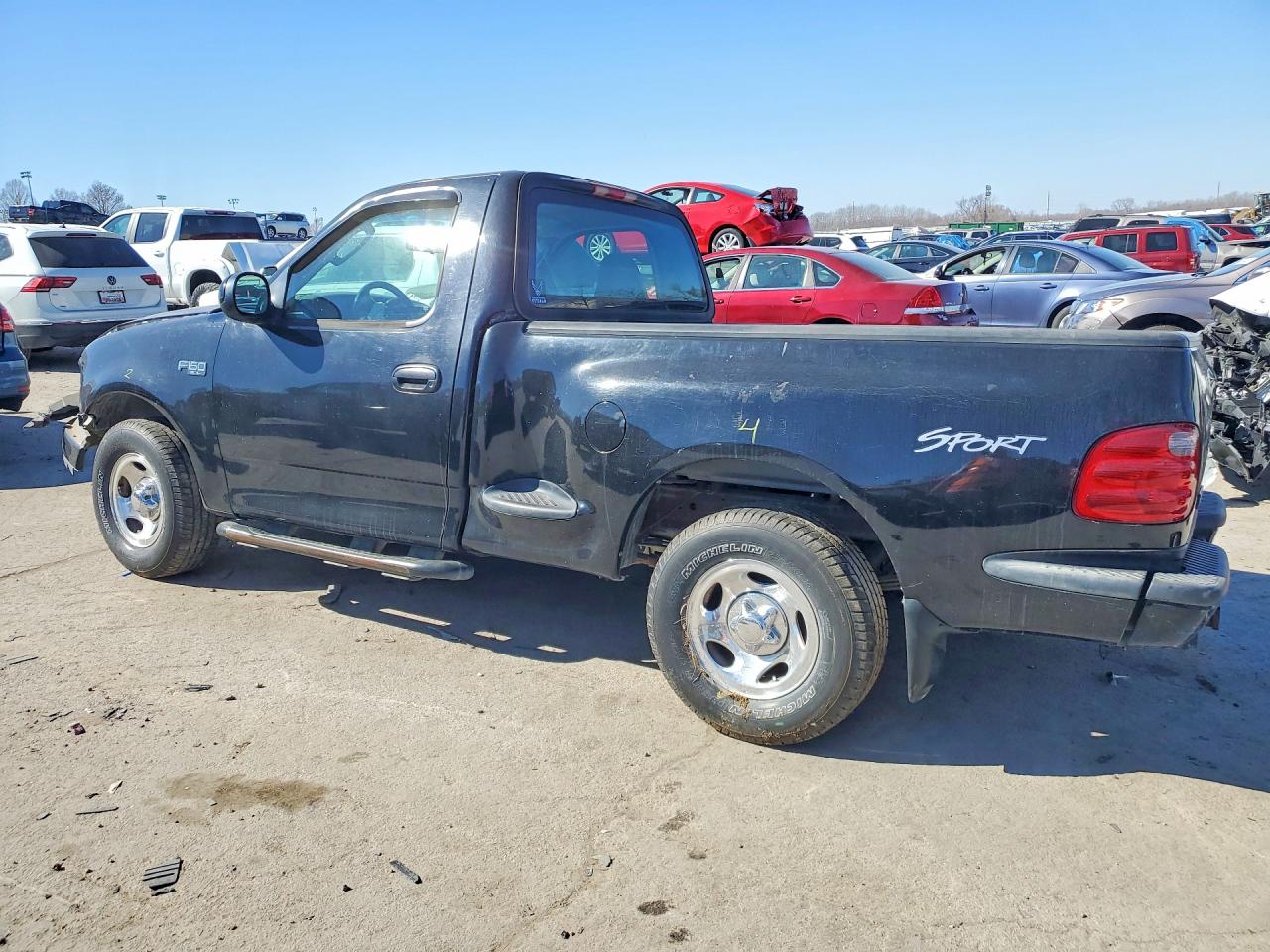 2003 Ford F150 Black vin: 1FTRF07233KB31591