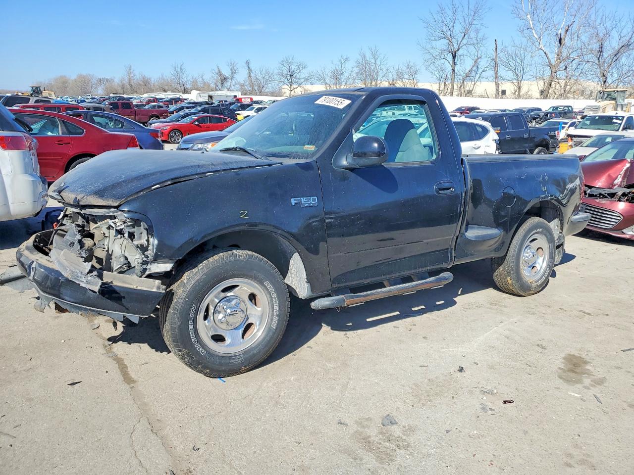 2003 Ford F150 Black vin: 1FTRF07233KB31591