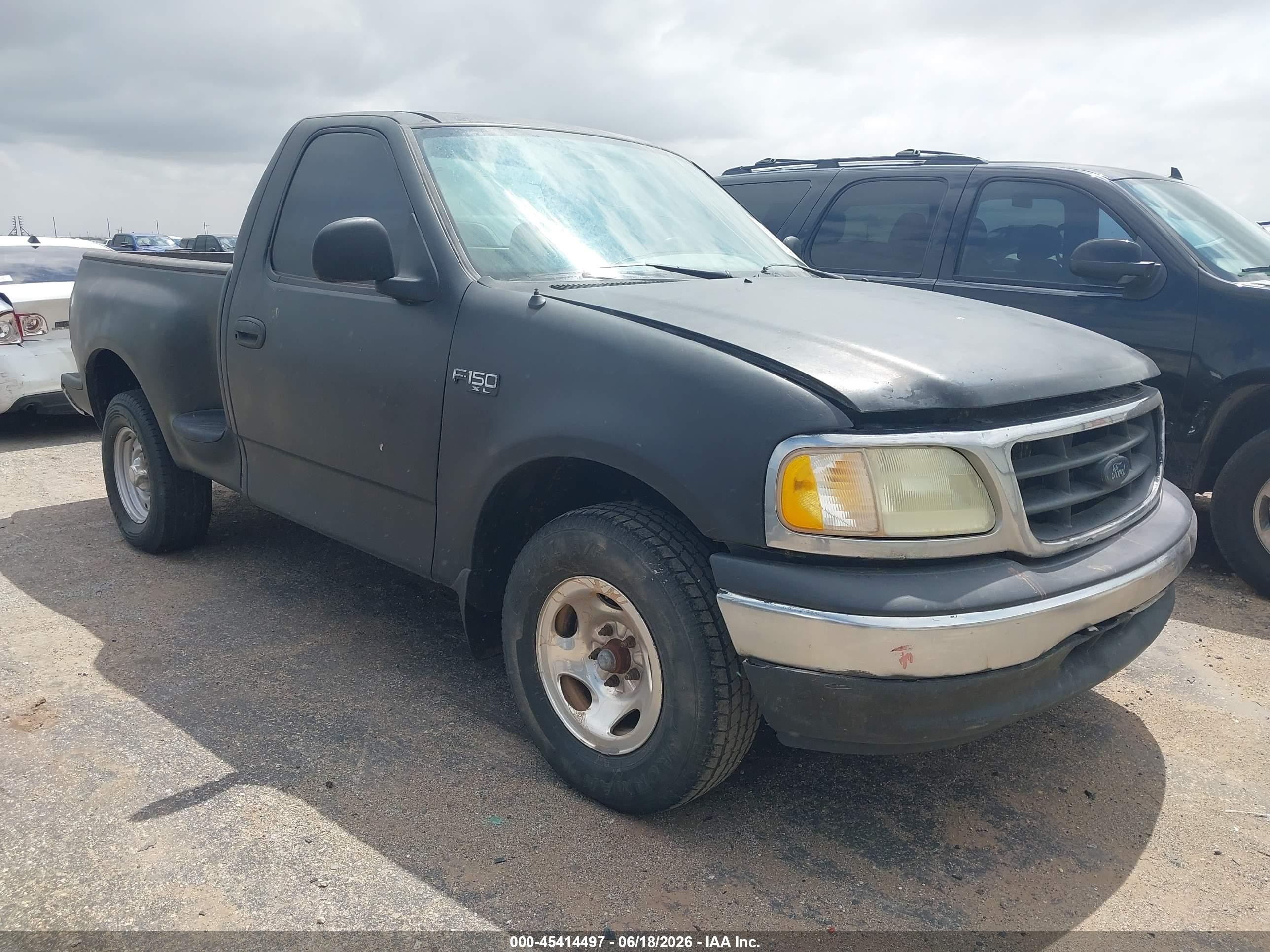 2003 Ford F-150 Xl/xlt Black vin: 1FTRF07293KA38090