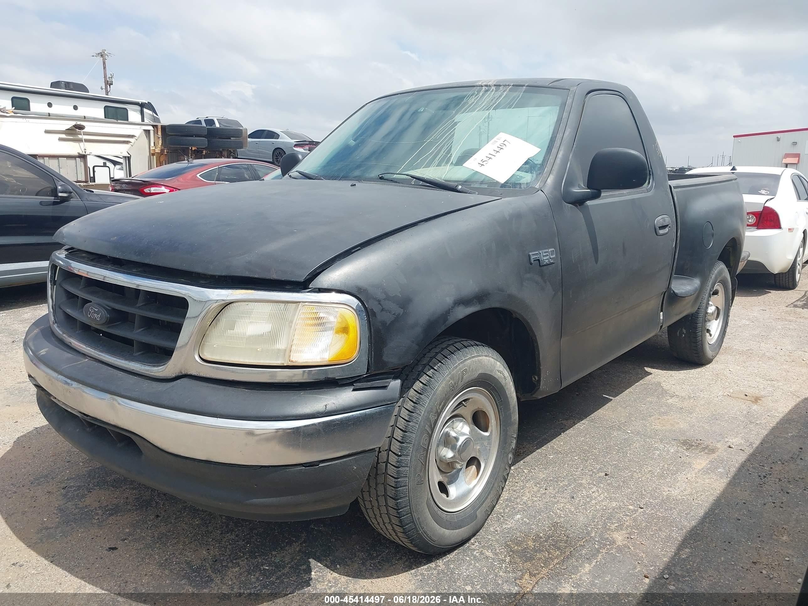 2003 Ford F-150 Xl/xlt Black vin: 1FTRF07293KA38090