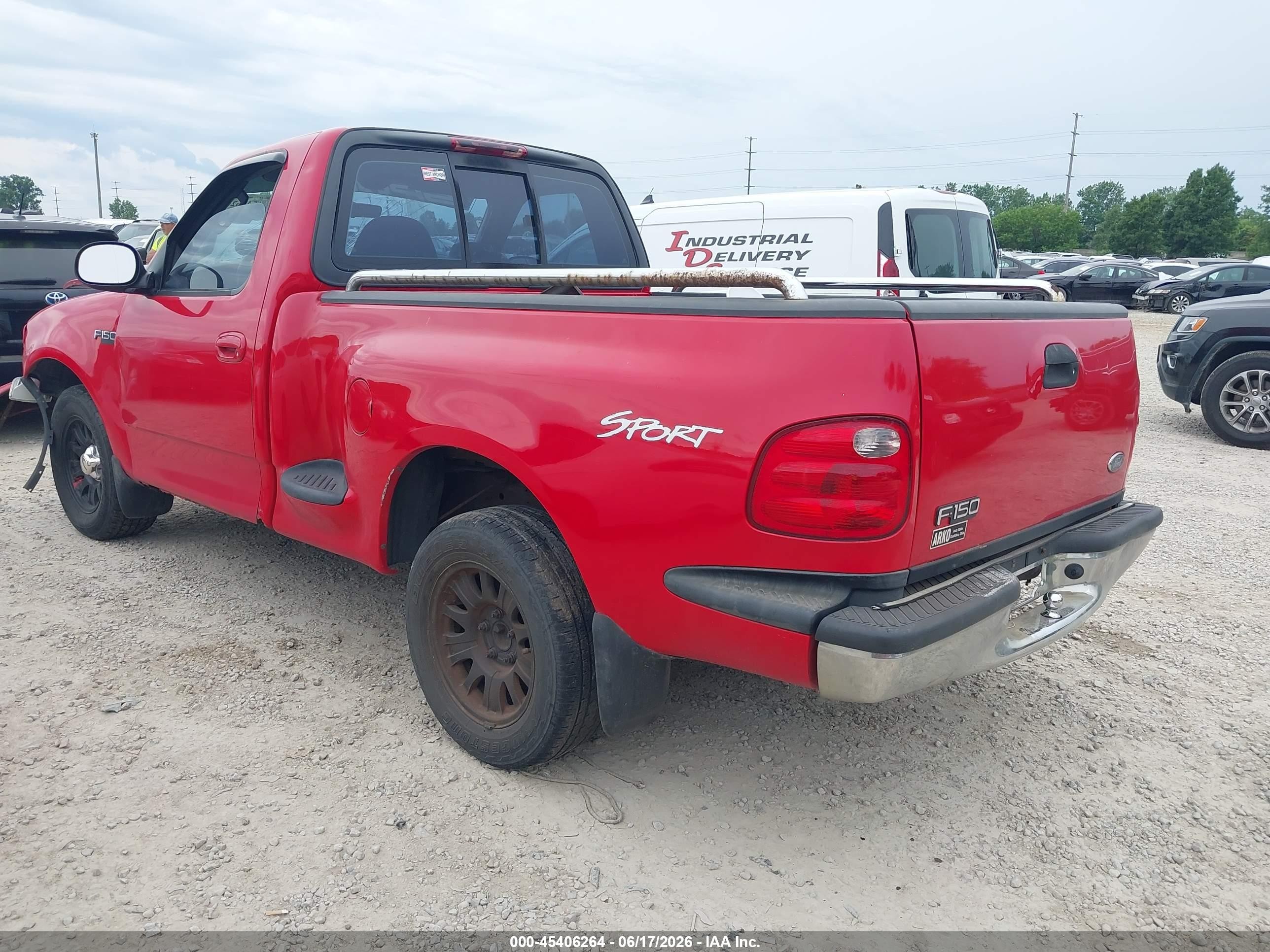 2003 Ford F-150 Xl/xlt Red vin: 1FTRF07293KB28808
