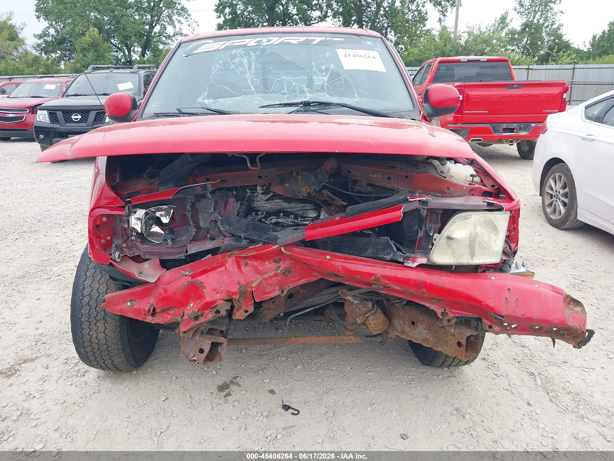 2003 Ford F-150 Xl/xlt Red vin: 1FTRF07293KB28808