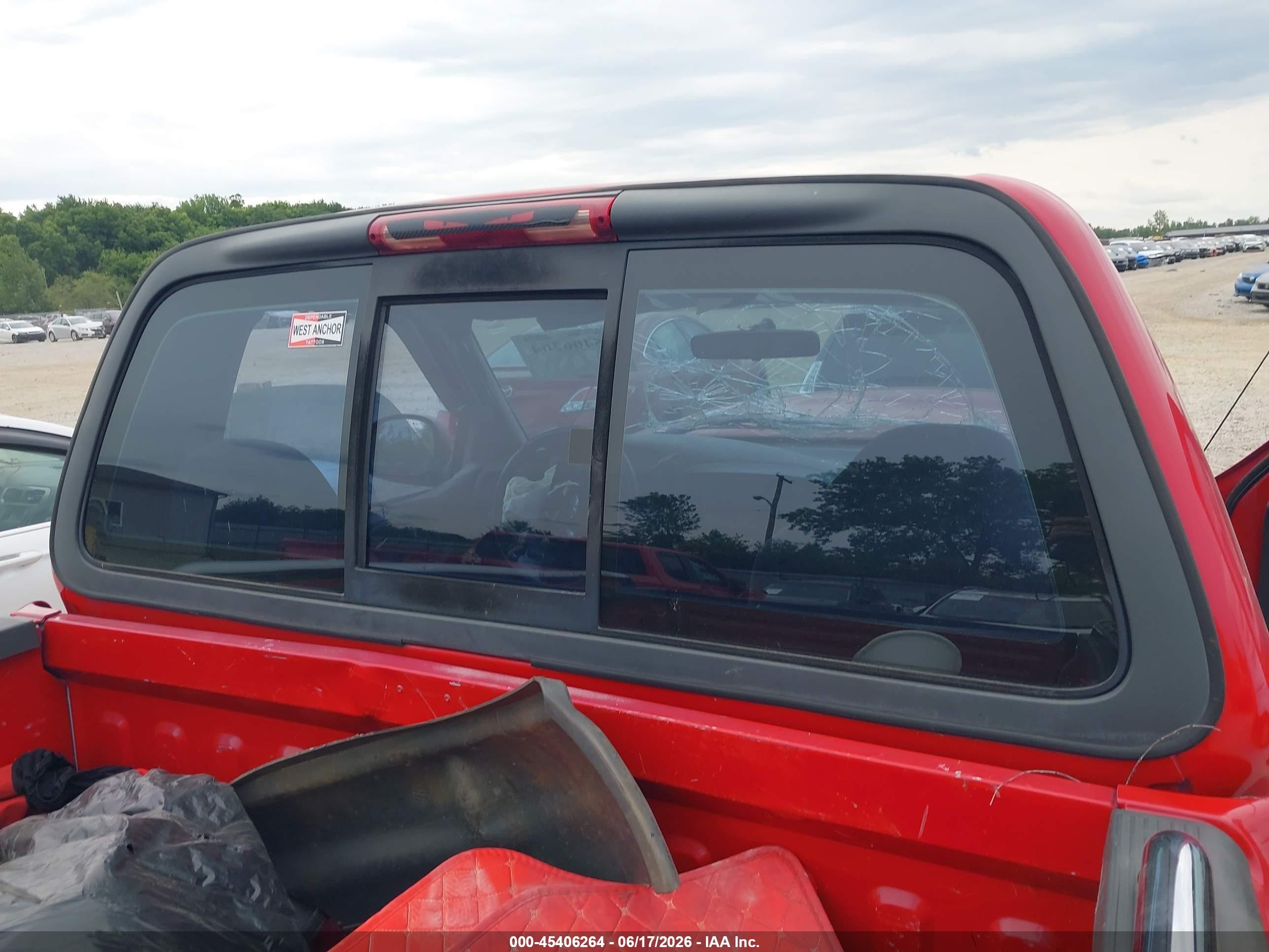 2003 Ford F-150 Xl/xlt Red vin: 1FTRF07293KB28808