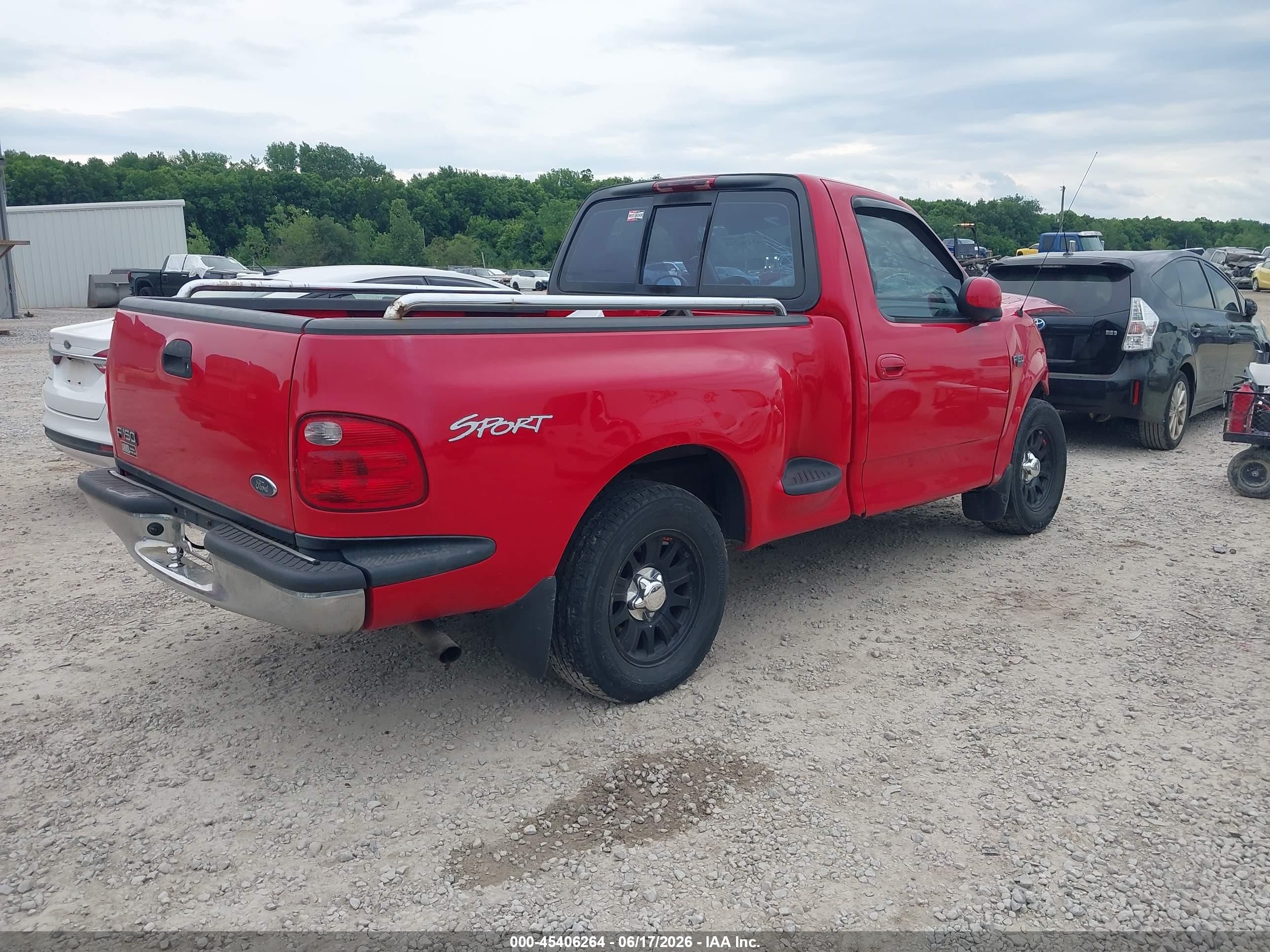 2003 Ford F-150 Xl/xlt Red vin: 1FTRF07293KB28808