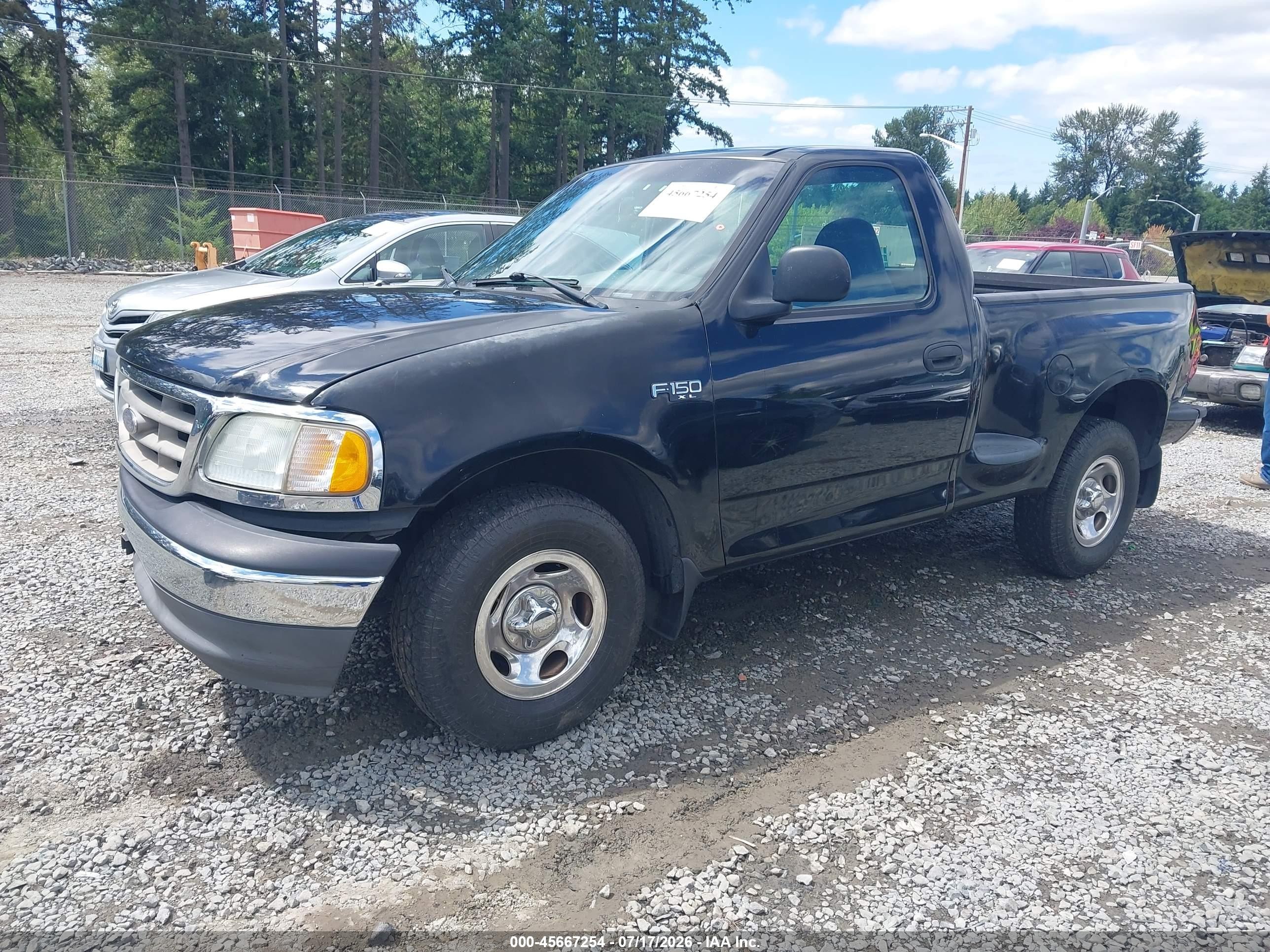 2003 Ford F-150 Xl/xlt Black vin: 1FTRF07293KD64245