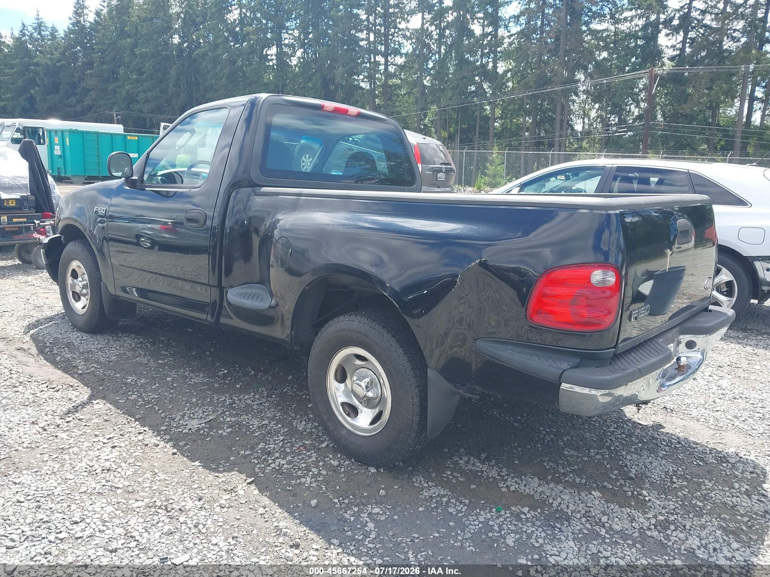 2003 Ford F-150 Xl/xlt Black vin: 1FTRF07293KD64245