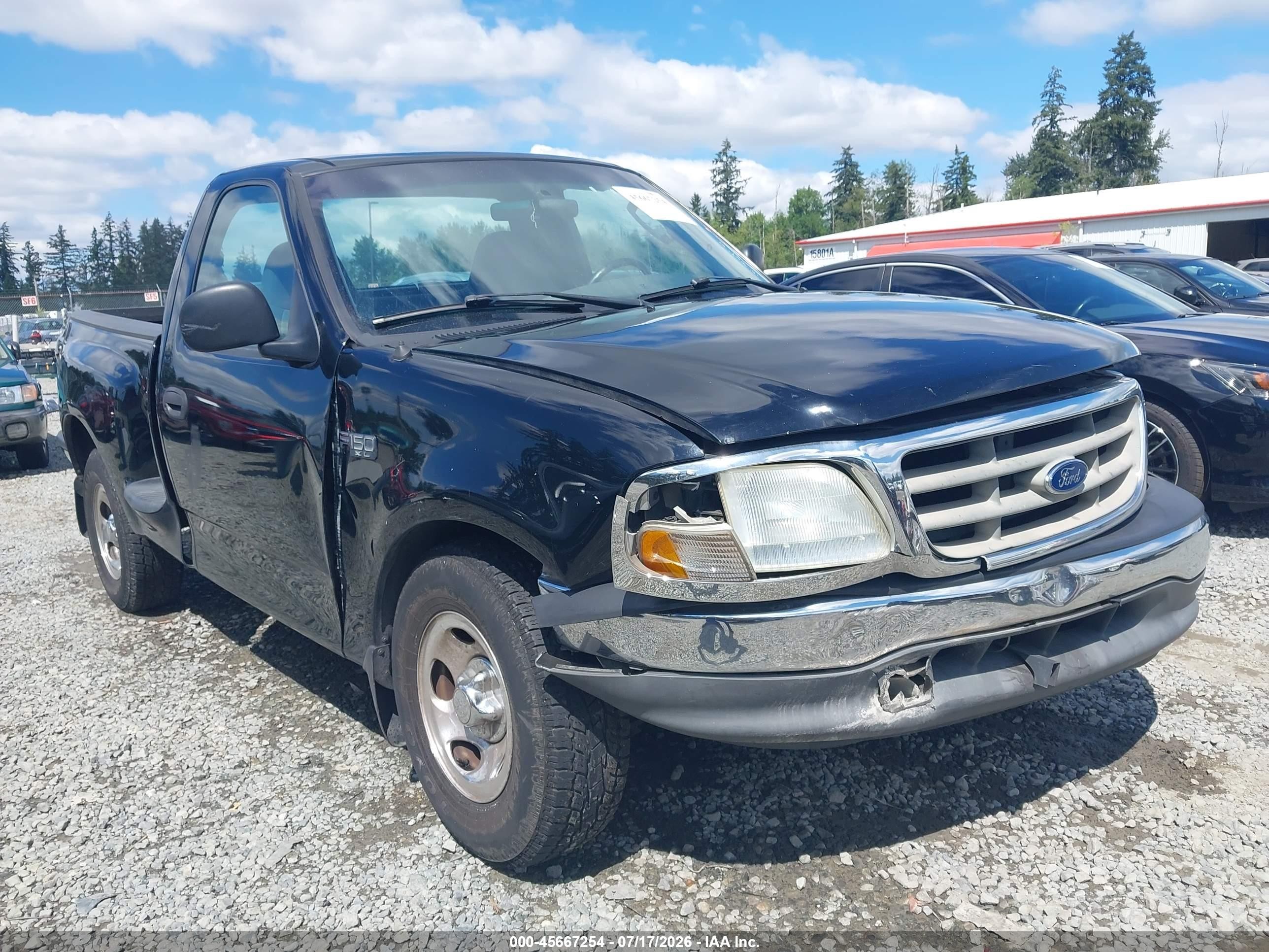 2003 Ford F-150 Xl/xlt Black vin: 1FTRF07293KD64245